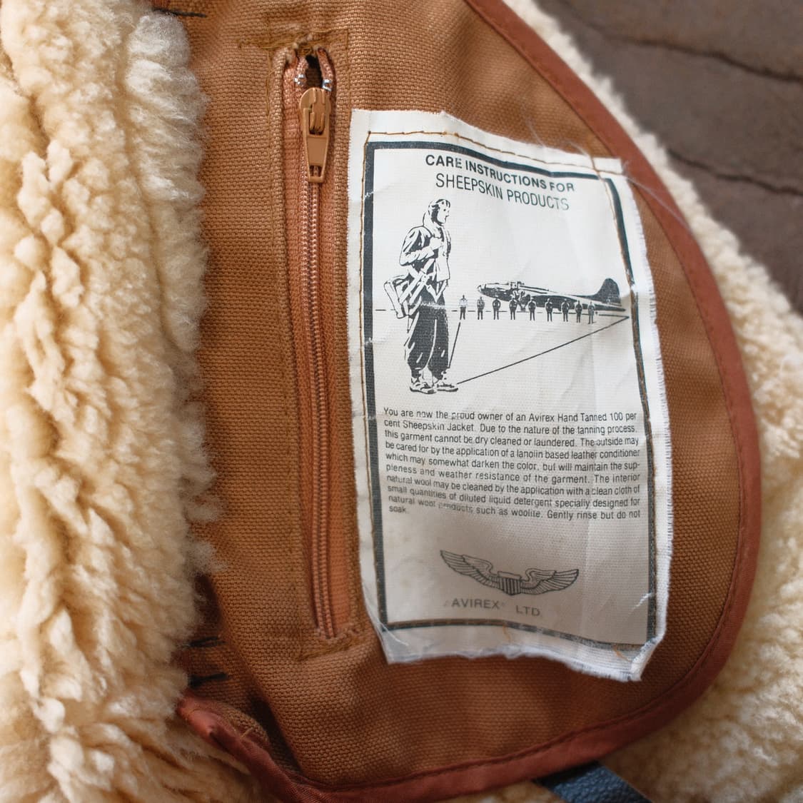 아비렉스 b3 무스탕 무통 자켓 36 상품이미지6