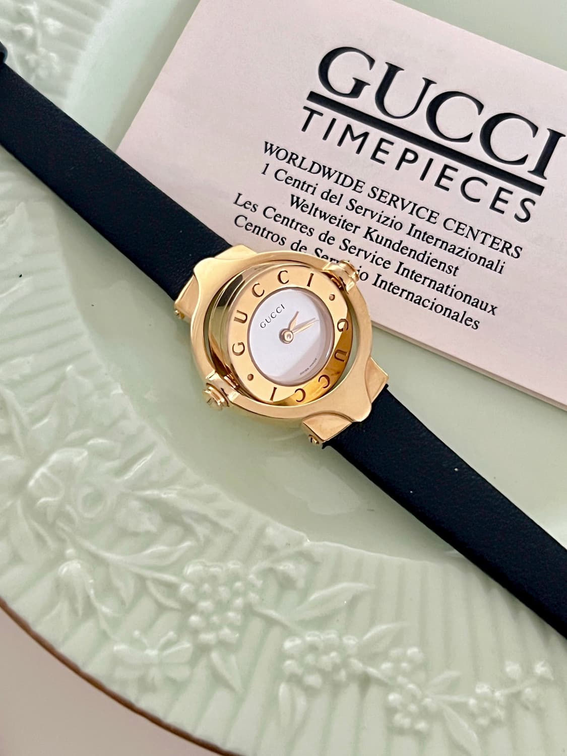 GUCCI 옐로우 골드 턴 케이스 구찌 시계 상품이미지2