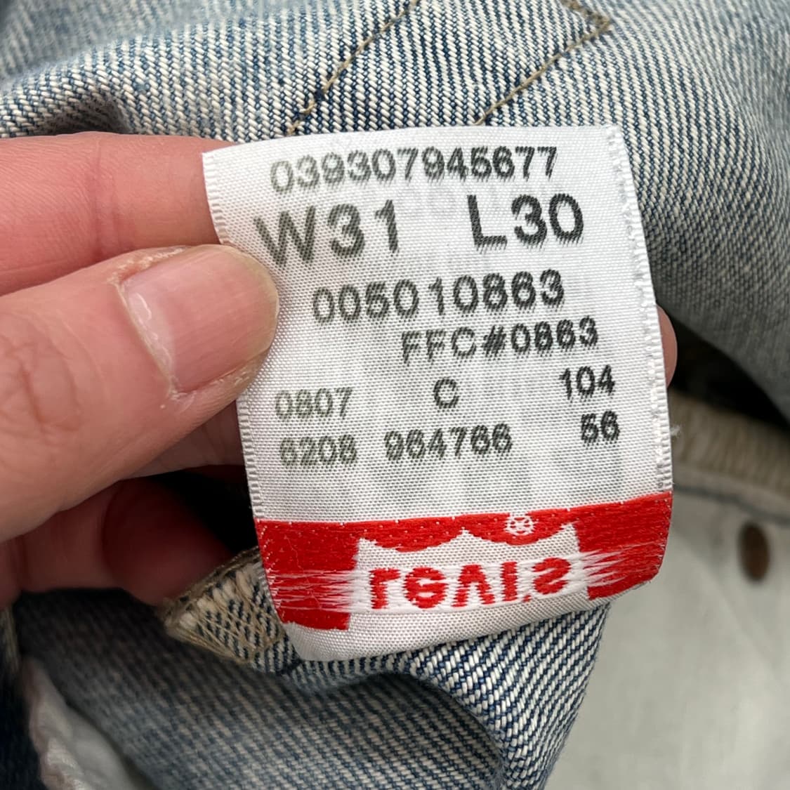 리바이스 501 데님팬츠 r3229 상품이미지9