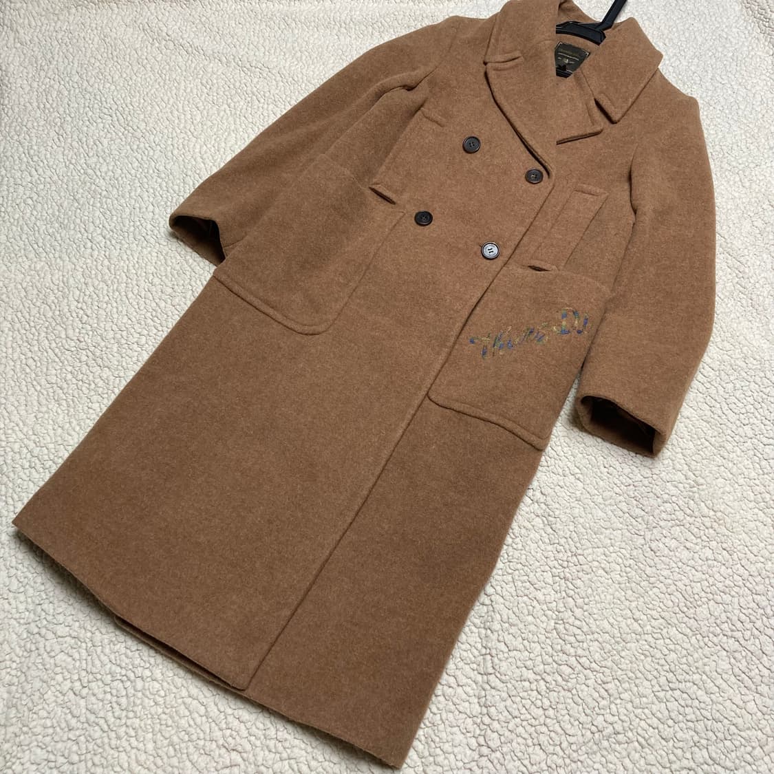 써스데이아일랜드 울 코트 상품이미지1