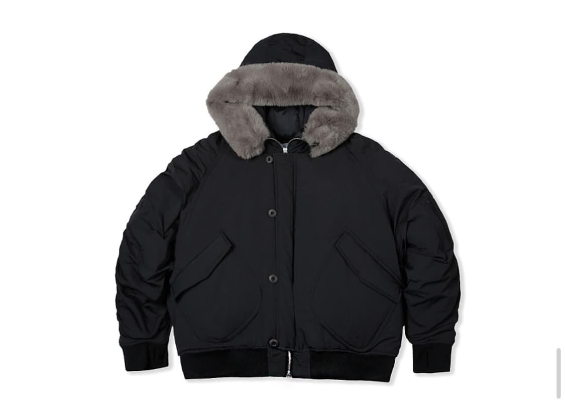 엑스톤즈 XTONZ XJ73 레나 N-2B 파카 (BLACK) 상품이미지1