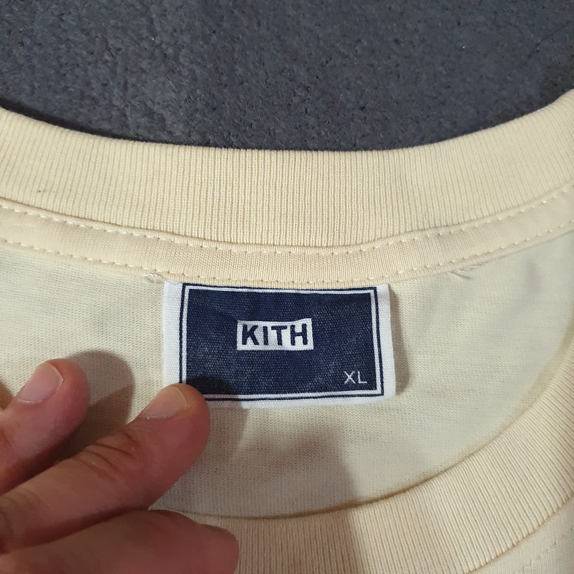 KITH 키스 열기구 반팔 티셔츠 XL 연한노랑 상품이미지4