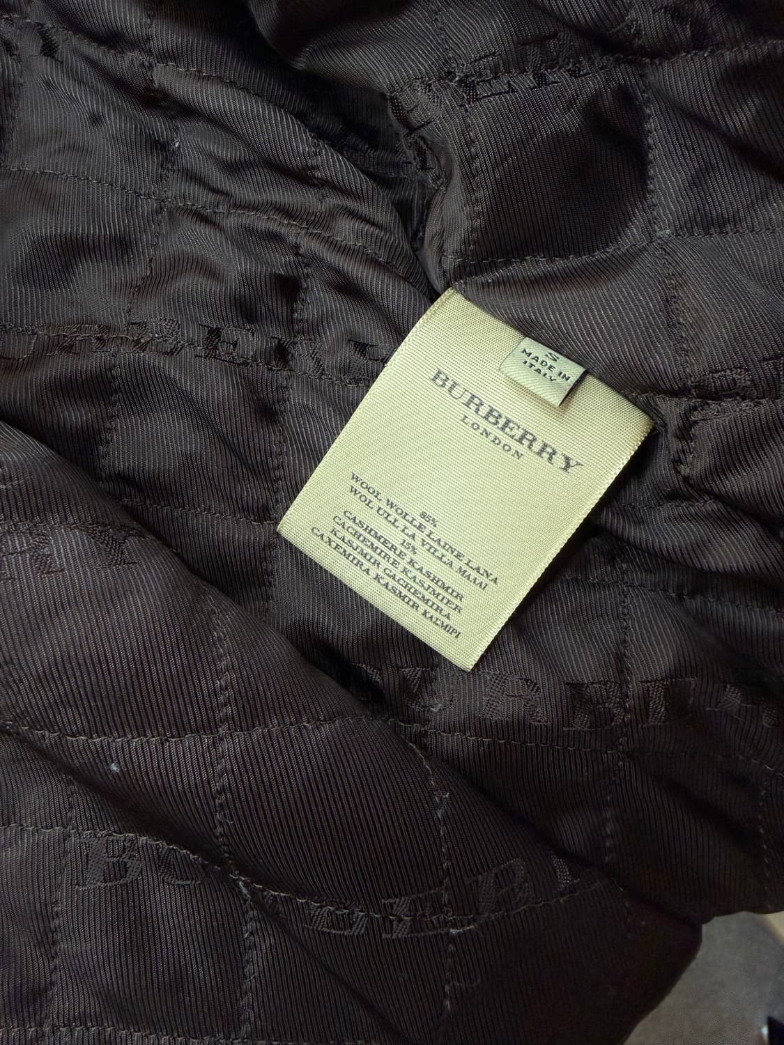 S/ 버버리 캐시미어 블렌딩 더블 레이어 코트 상품이미지9