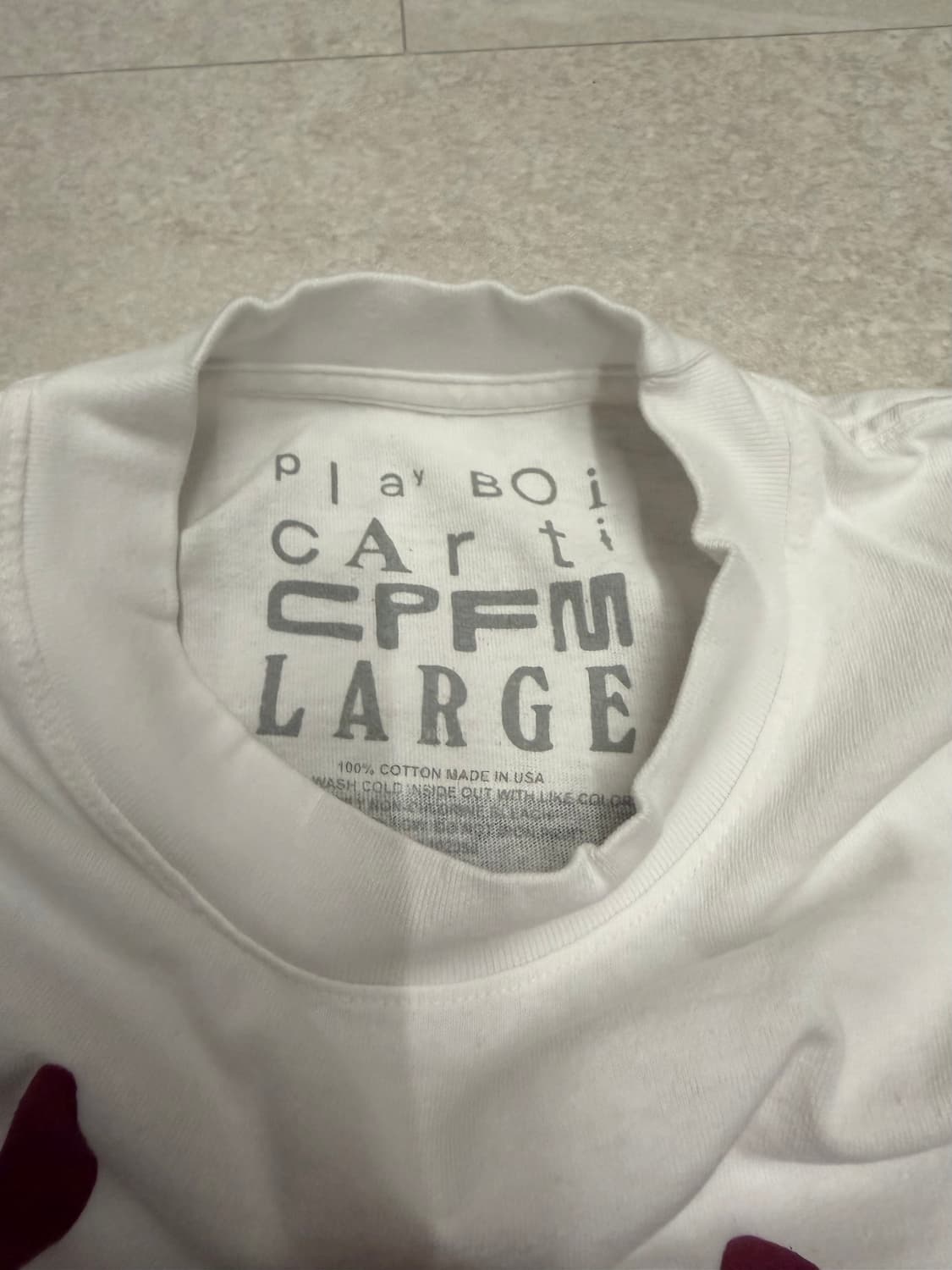 cpfm X 플레이보이카티 WLR 킹 뱀프 티셔츠 상품이미지5