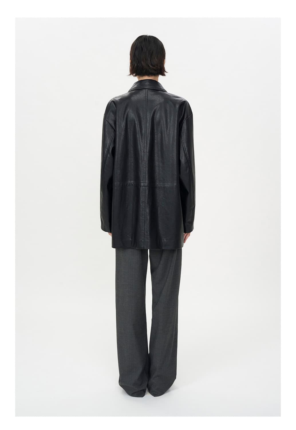 인사일런스 포우 레더코트 black 상품이미지4