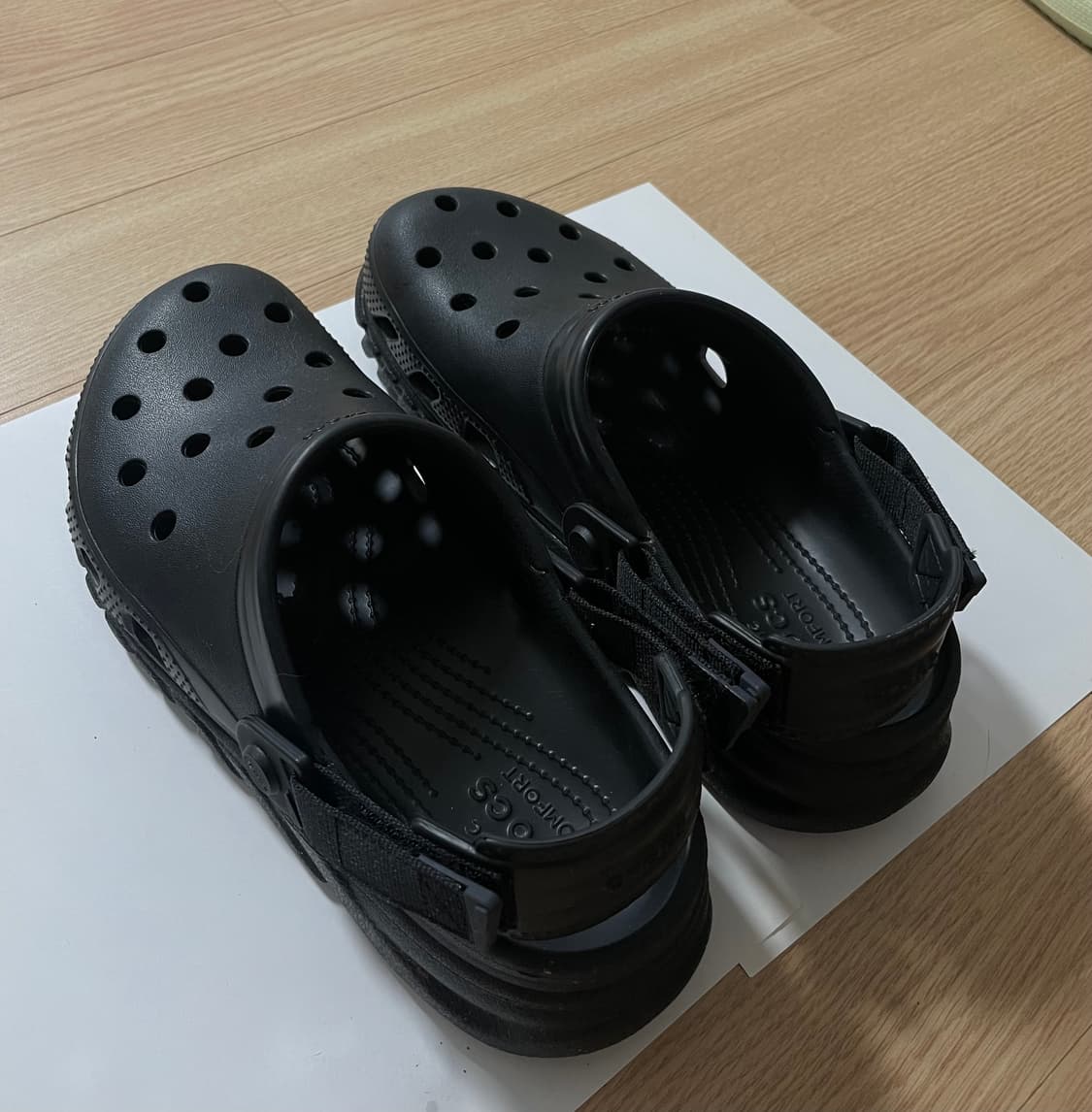 Crocs 크록스 듀엣맥스 2 블랙 260 상품이미지1