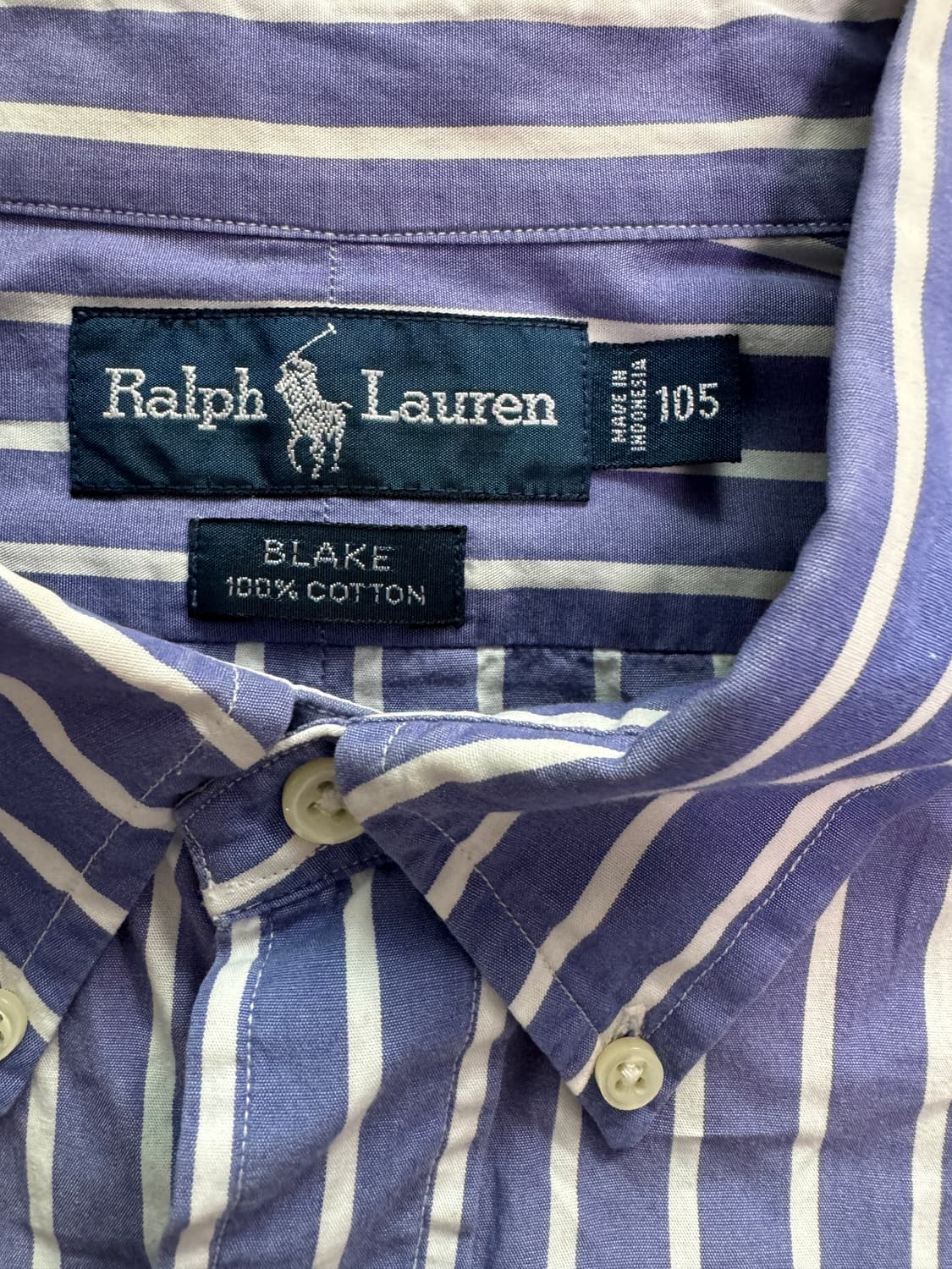 [90s/두산택] 폴로 랄프로렌 블레이크 셔츠 스트라이프 105 상품이미지3
