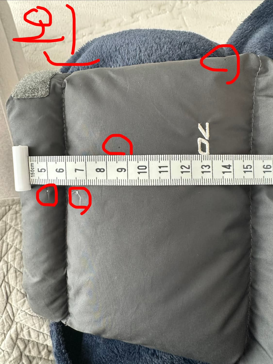 노스페이스 눕시 1992 카니예웨스트 패딩 M(해외판) 상품이미지4