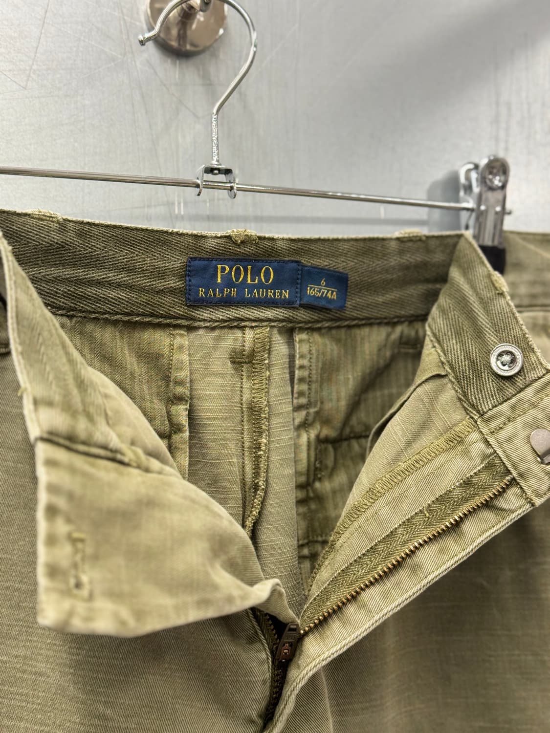 Polo 폴로 랄프로렌 카키색상 치노 쇼츠 상품이미지5