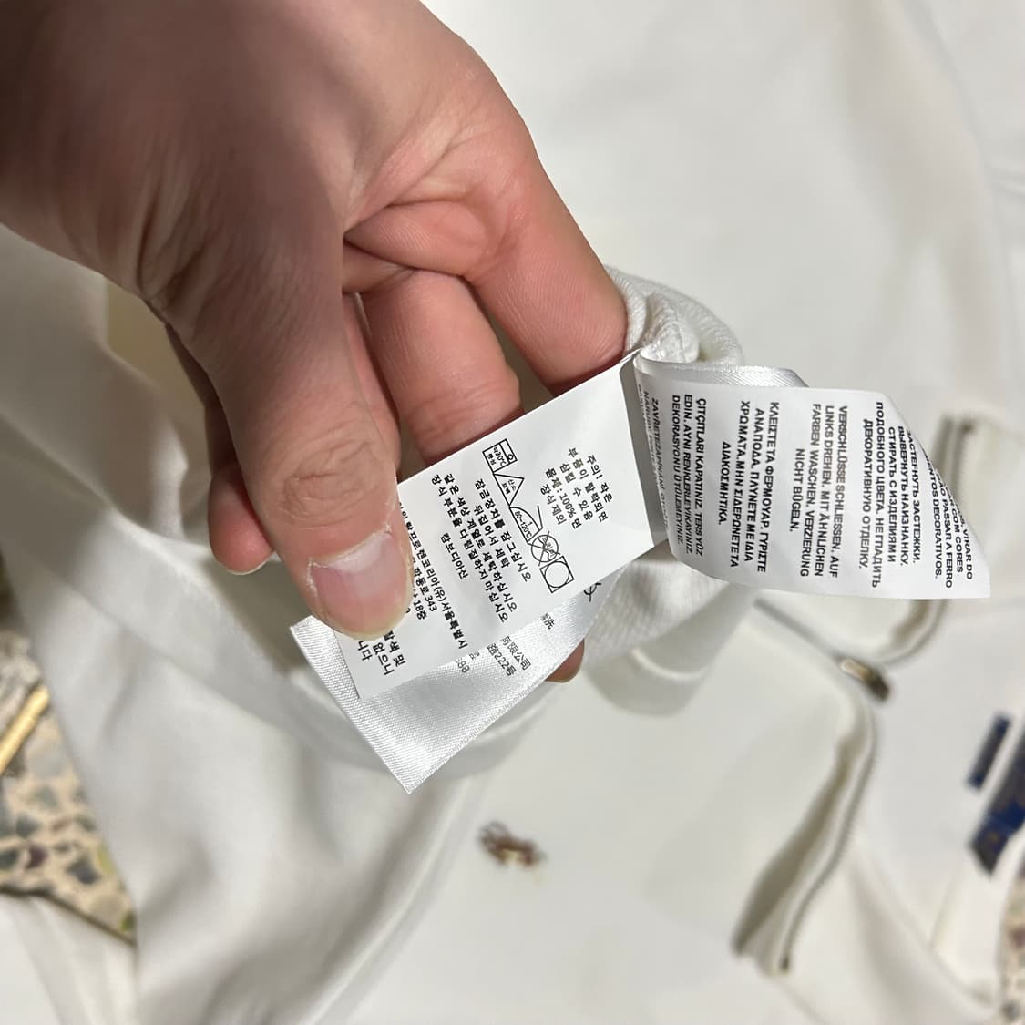 폴로 랄프로렌(POLO RalphLauren)화이트 반집업 니트 상품이미지7