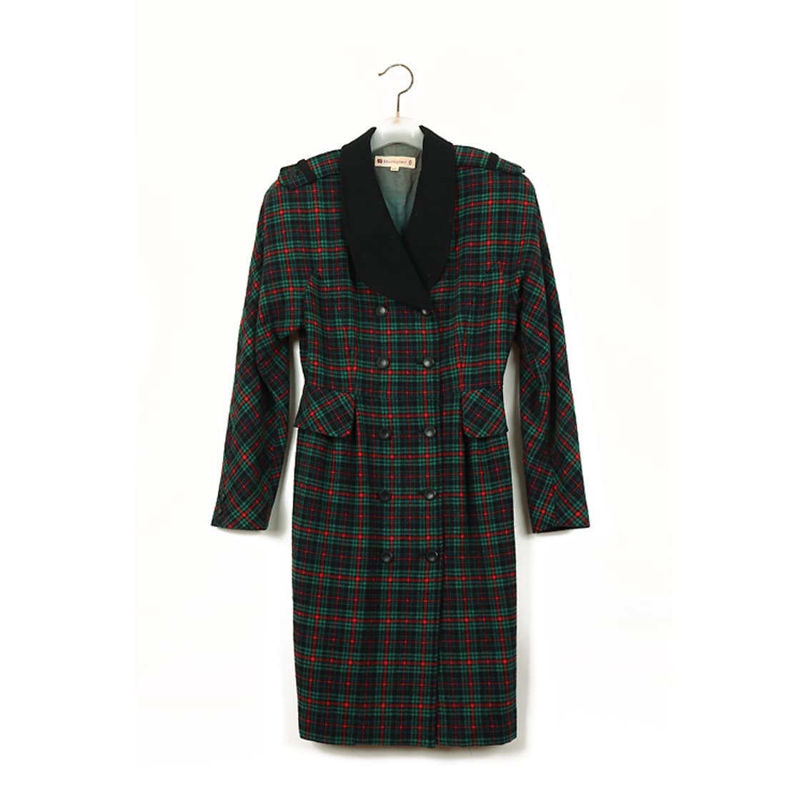 80's MINRIEGRACE 원피스(S) 체크원피스 크리스마스원피스  상품이미지1