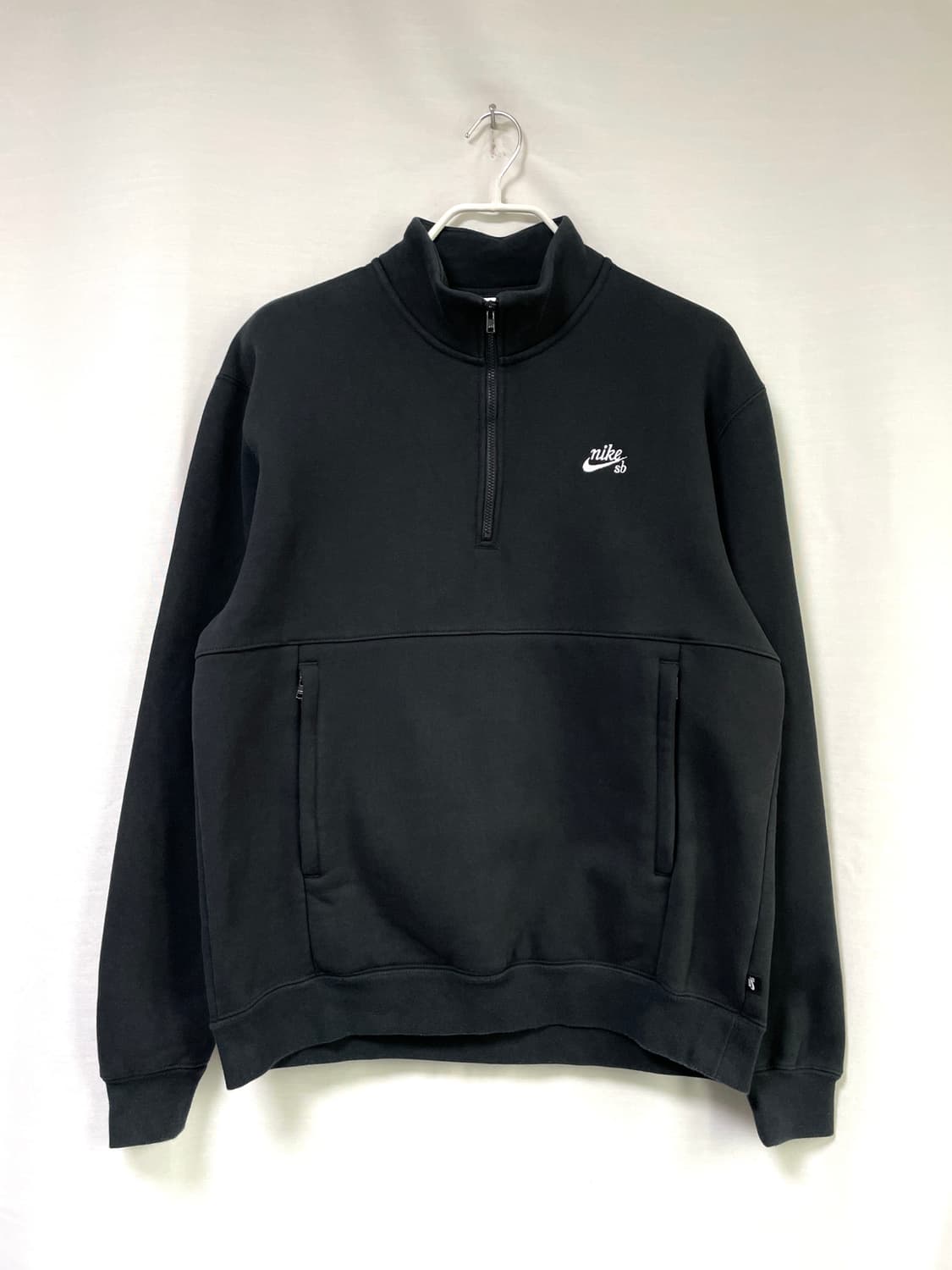 나이키sb 남녀공용 반집업 기모 맨투맨 L _ 블랙 상품이미지1