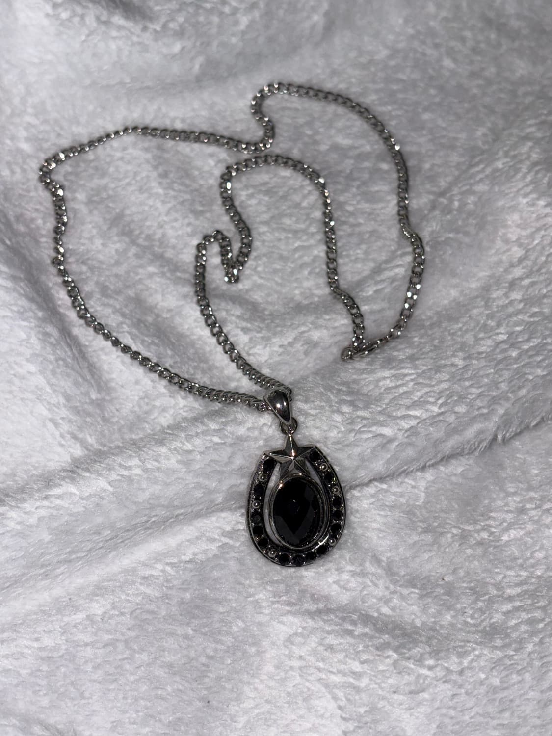 펑크 목걸이 말발굽 별 상품이미지1