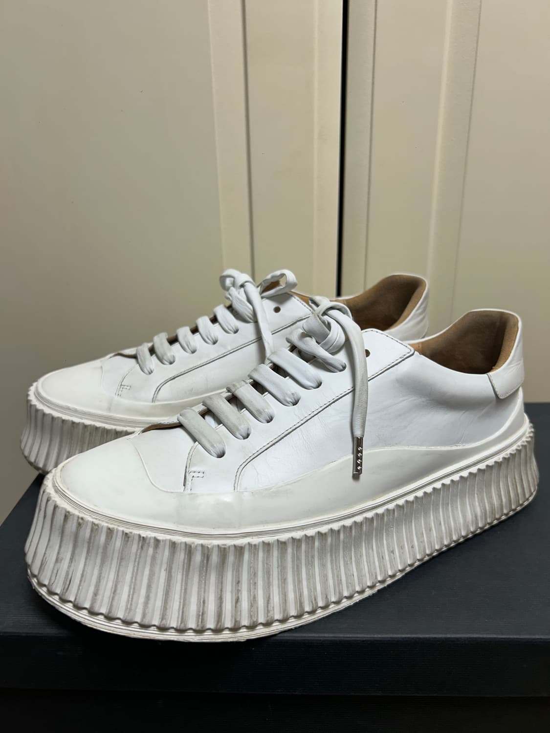 Jil sander 질샌더 플랫폼 스니커즈 37사이즈 상품이미지1