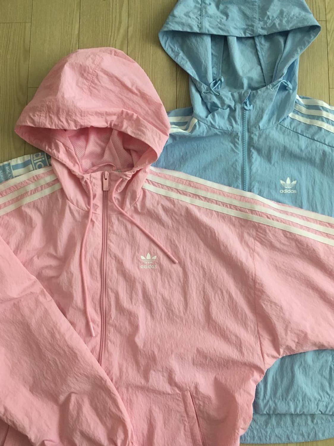 아디다스 핑크 윈드브레이커 바람막이 희귀 핀터깔 쿨핑크 딸기우유 상품이미지5