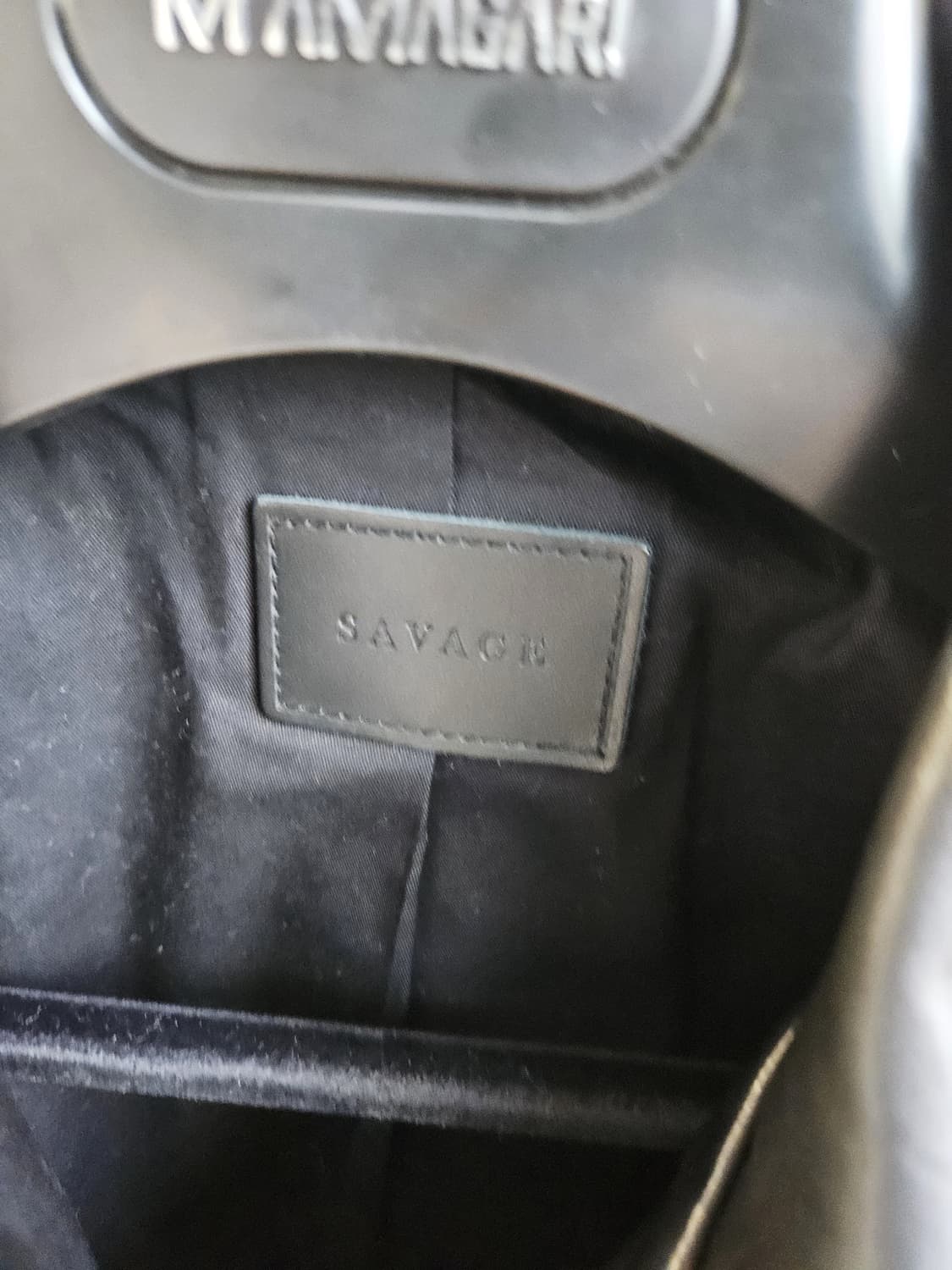 세비지 싱글레더 봄버자켓 L사이즈 상품이미지2