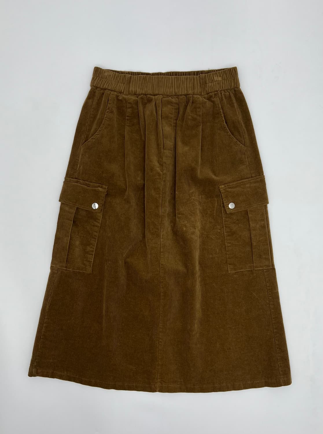 코듀로이 카고 롱 스커트 상품이미지1