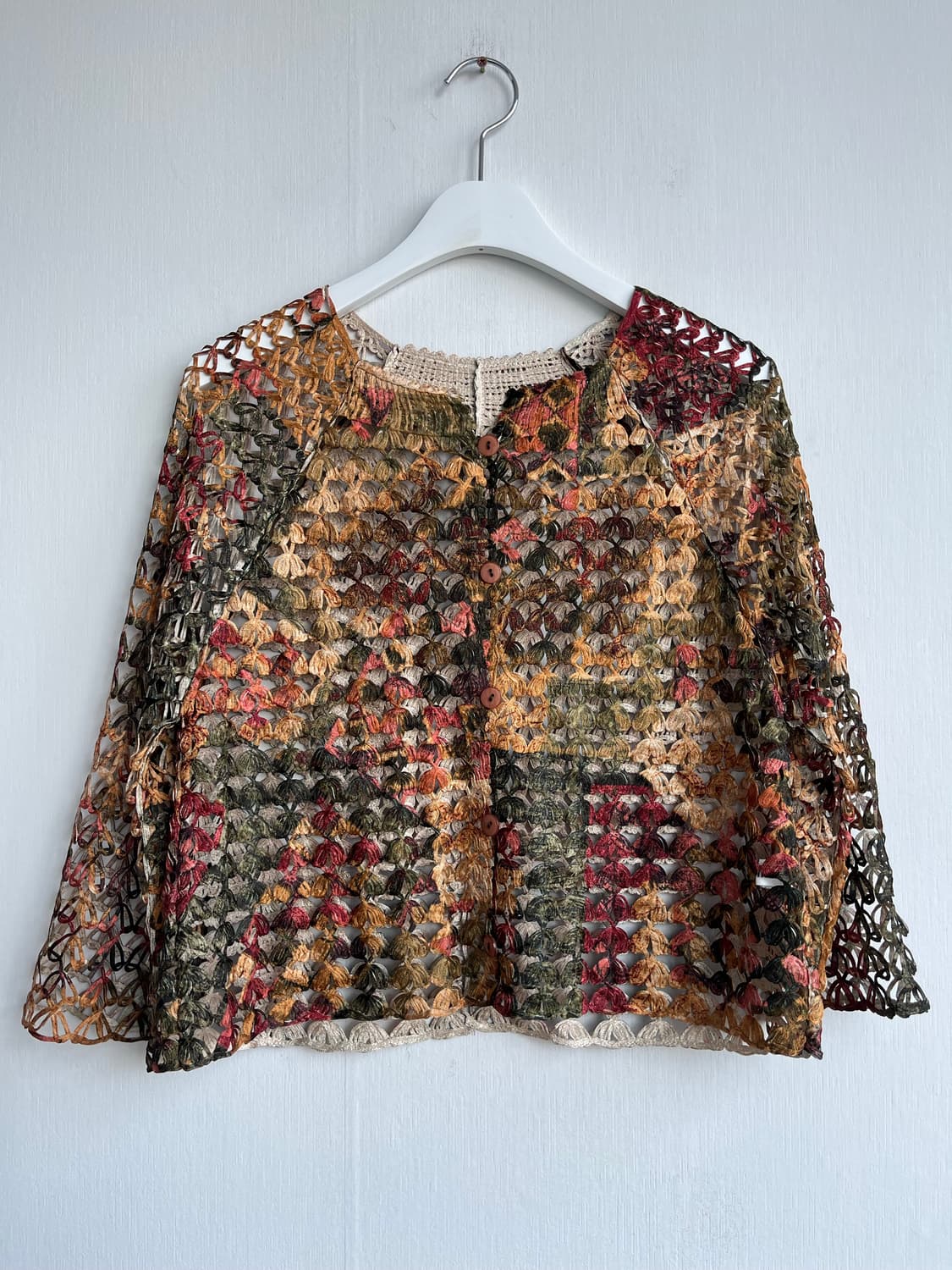 Lasco linas 멀티 크로쉐 가디건 상품이미지1