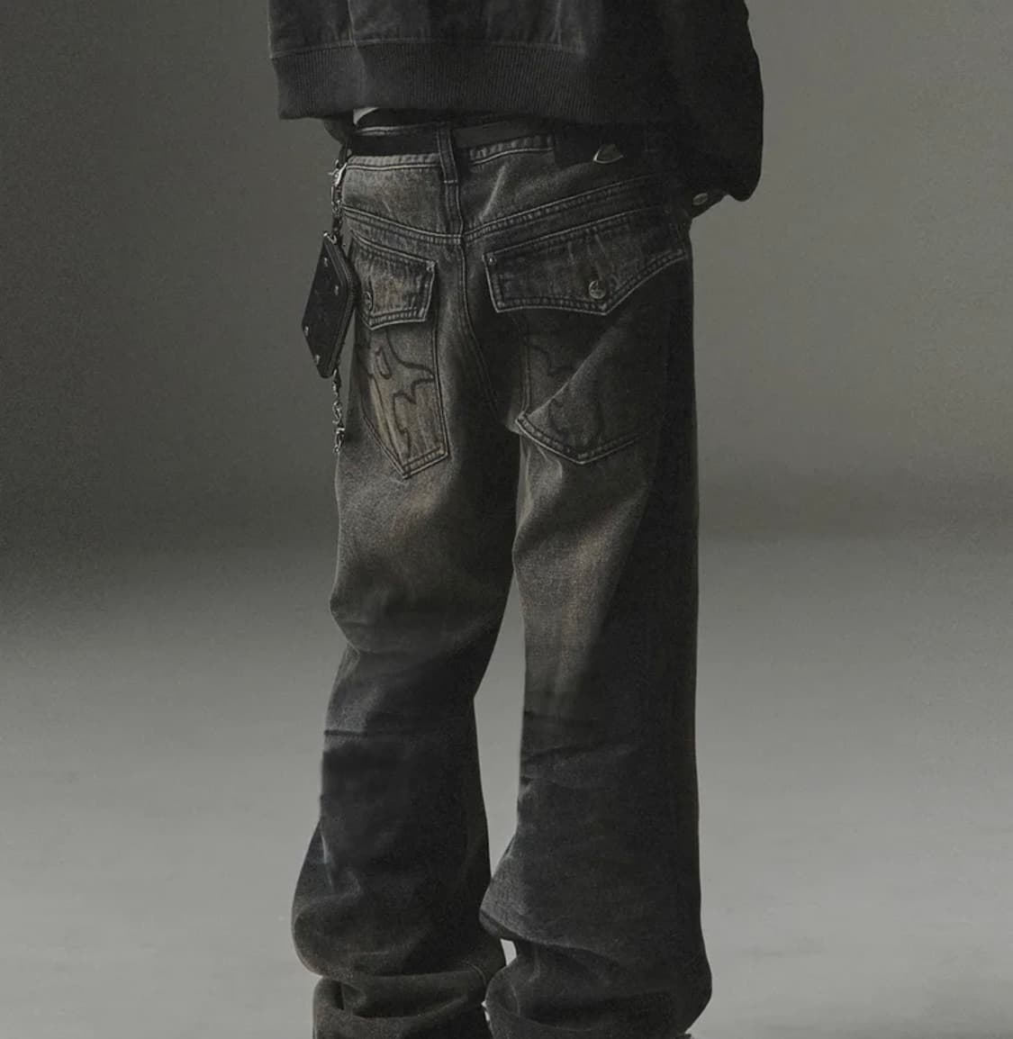Not4Nerd Low Rise Flare Denim black 상품이미지1