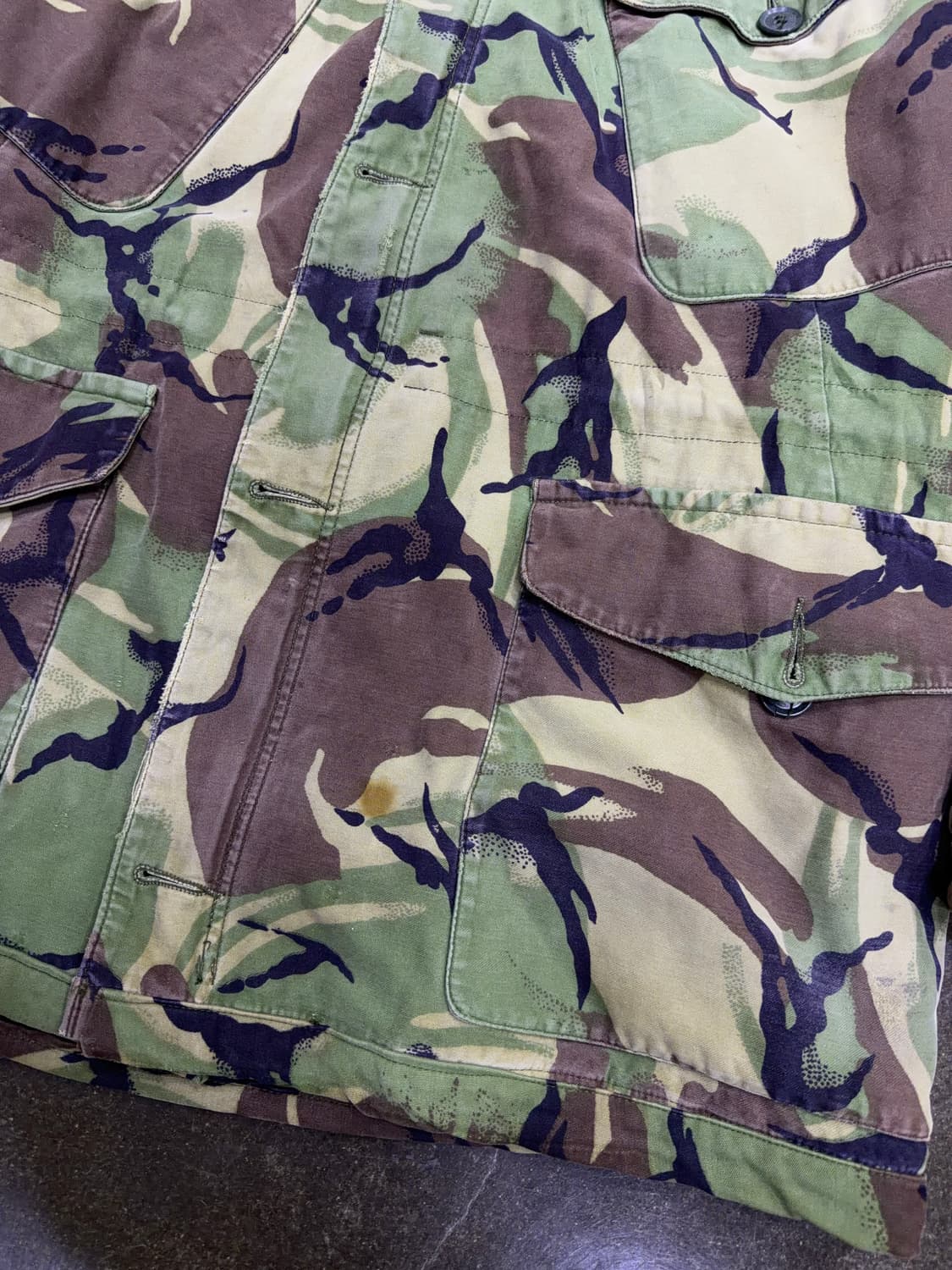 스모크 컴뱃 영국군 야상 필드자켓 카모 1 사이즈 상품이미지6