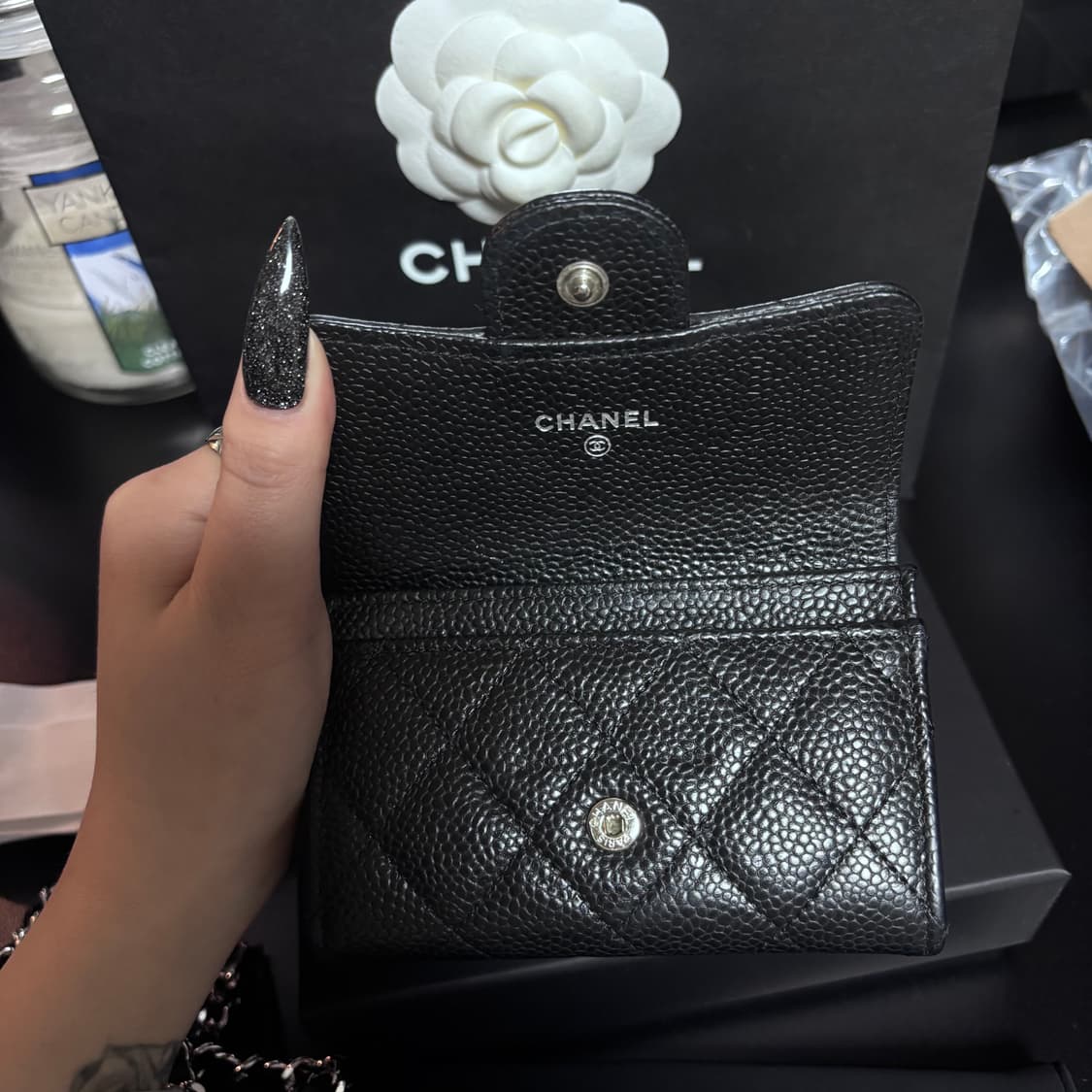 샤넬 클래식 똑딱이 은장 (내장칩) 상품이미지5