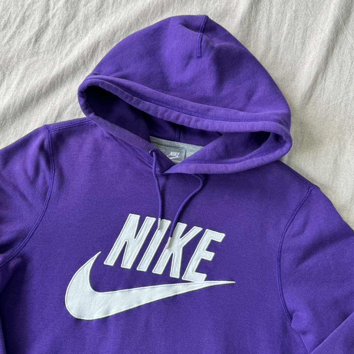 나이키 빈티지 퍼플 빅로고 후드 S 상품이미지2