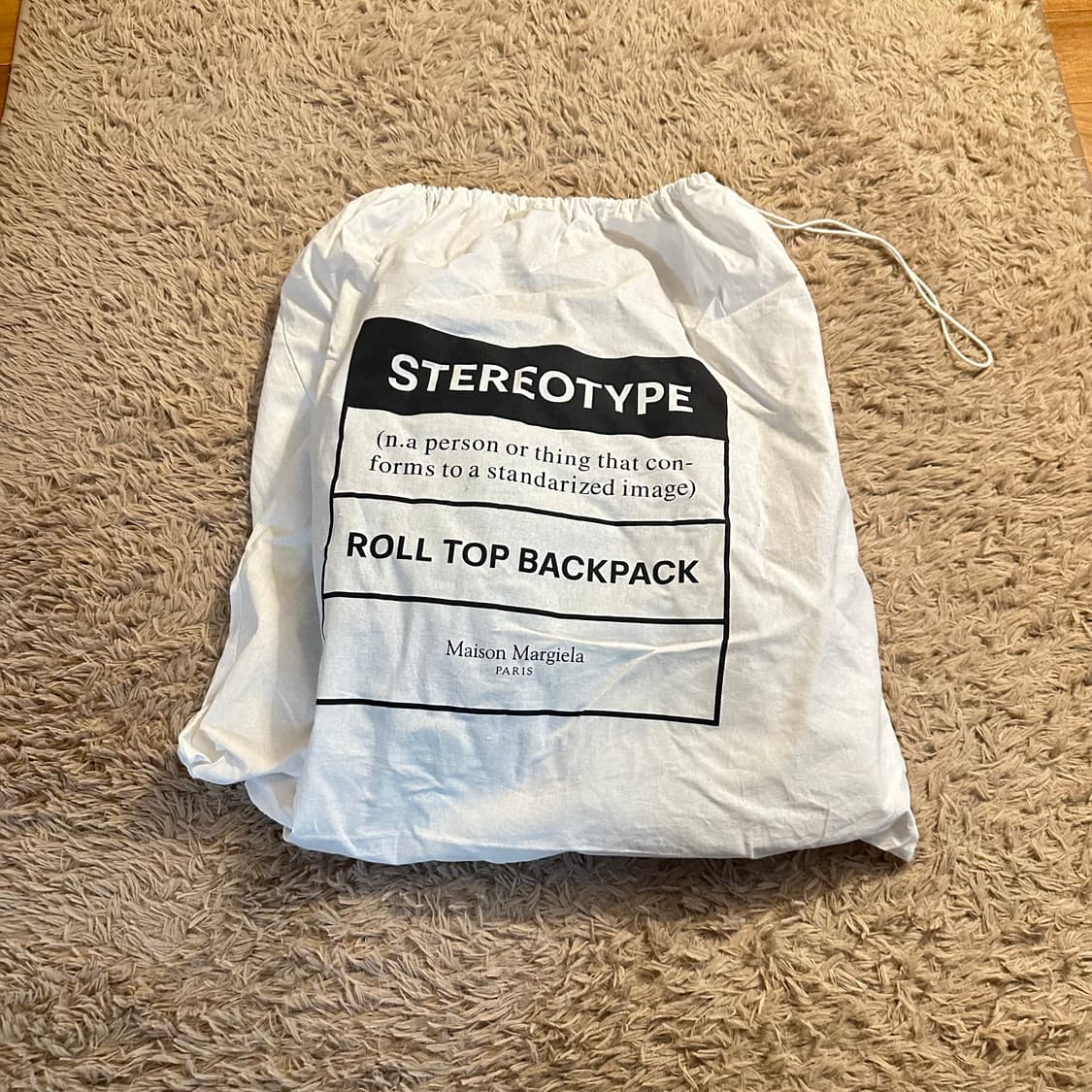 (새제품)마르지엘라 캔버스 백팩 상품이미지4