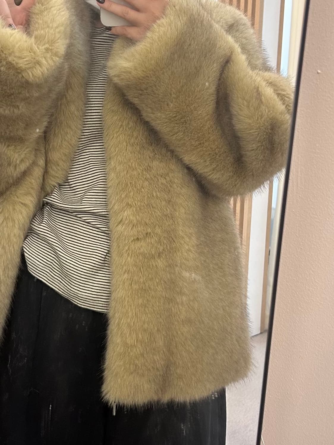 브리드 퍼무스탕 (브라운) 상품이미지4