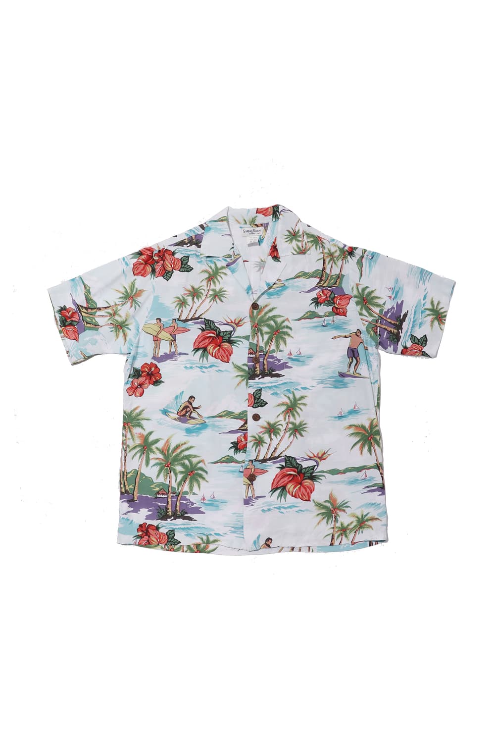 SUNMARI FASHIONS 70~80s 하와이안 셔츠 size M 상품이미지1