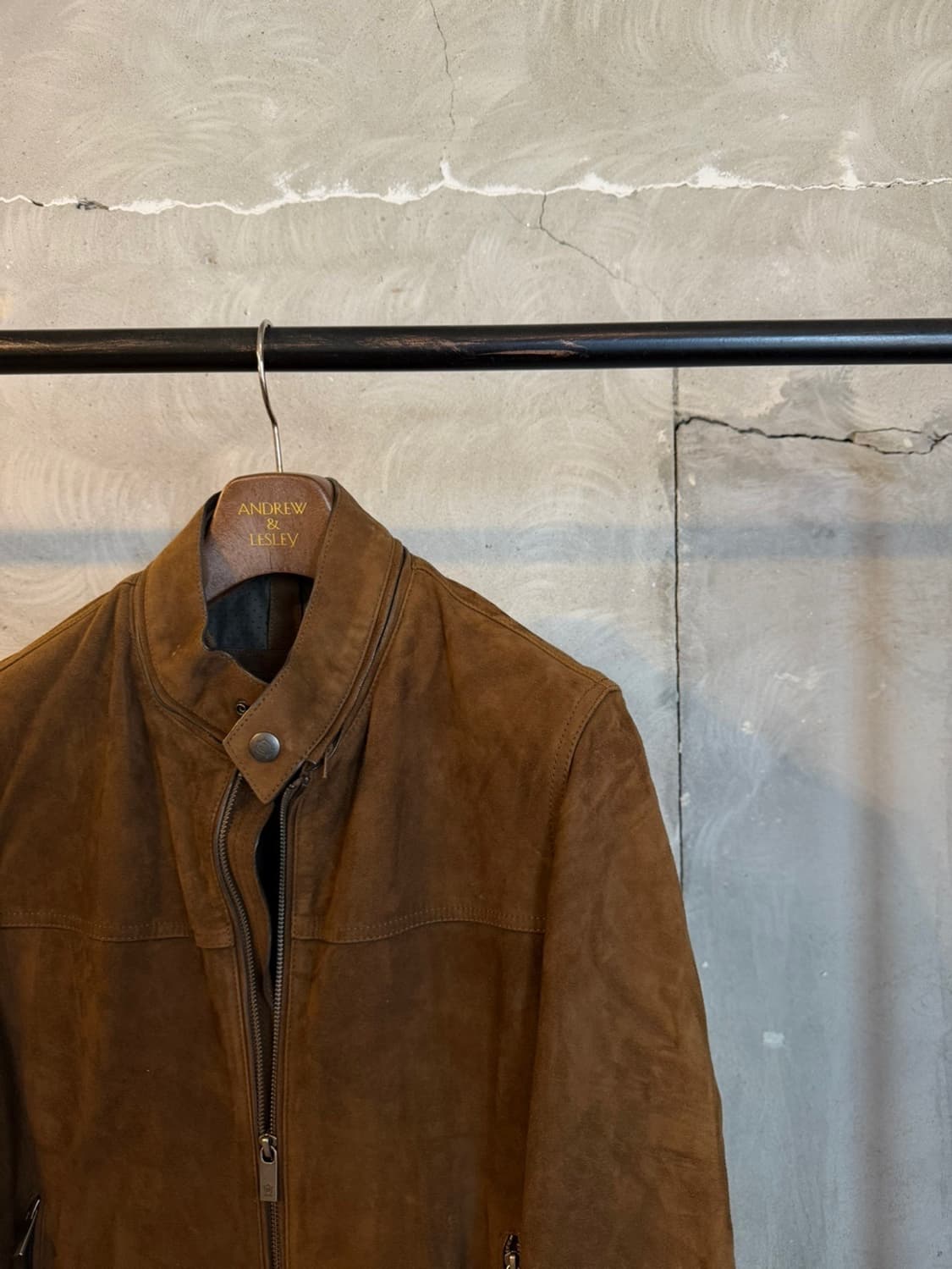 마시모두티 스웨이드 레더 자켓 100 상품이미지4