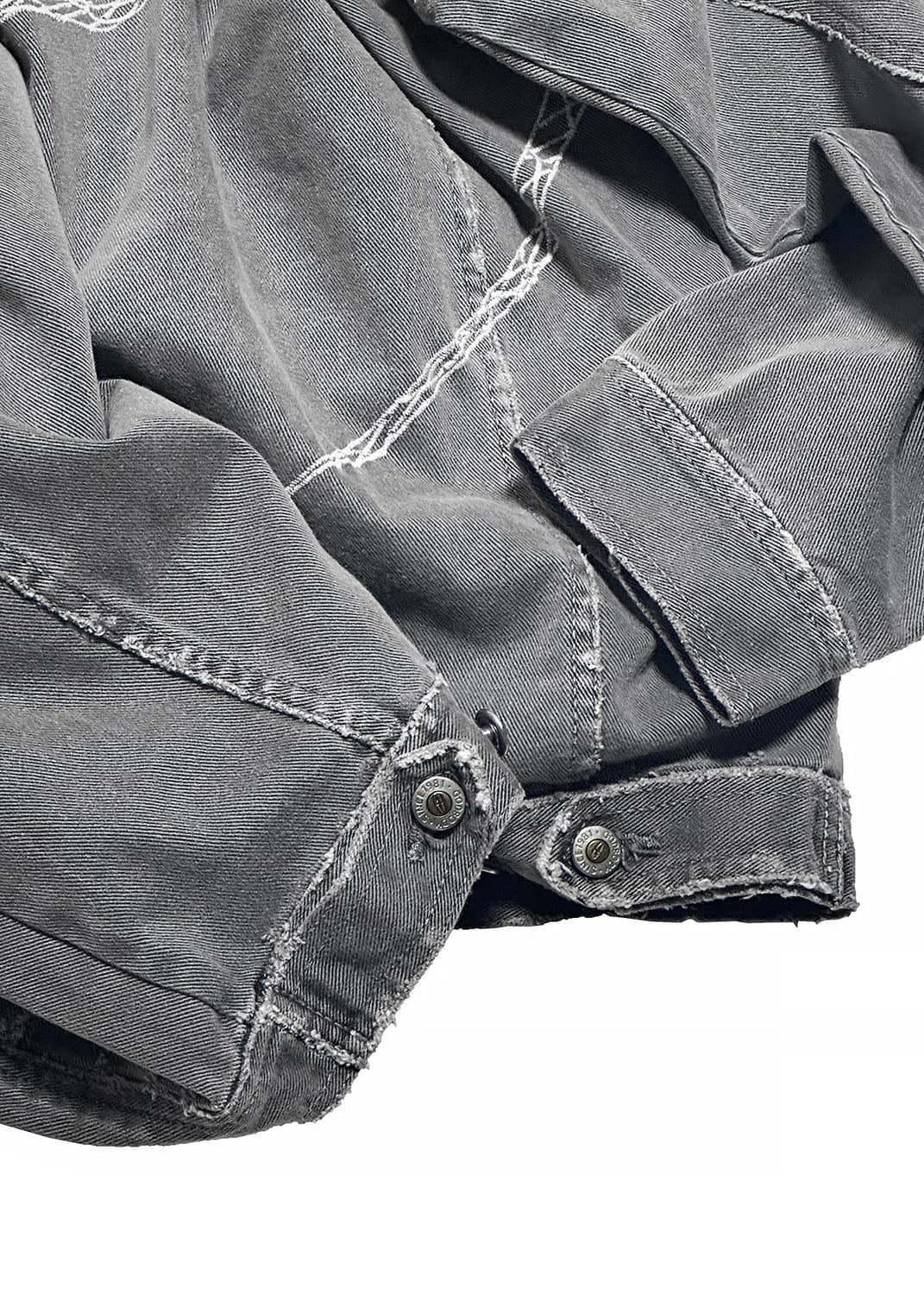 빈티지 자수 데님트러커자켓 상품이미지9