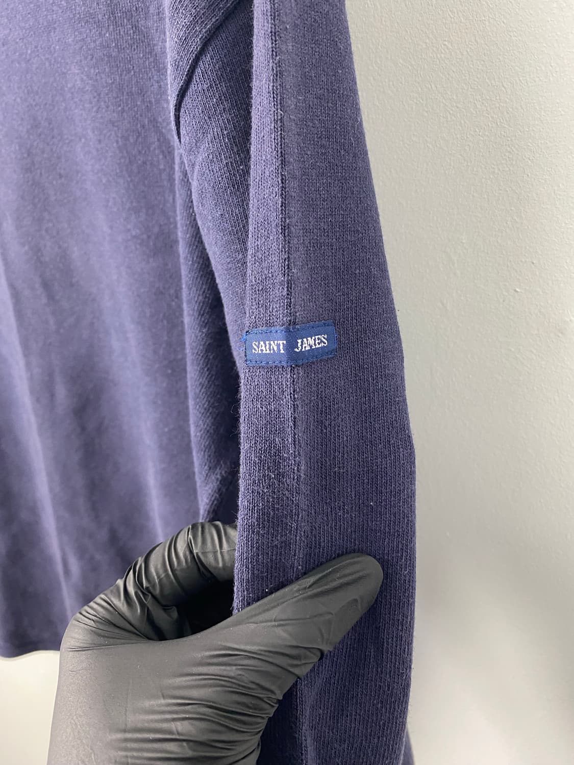 세인트제임스 네이비 길도 롱슬리브 긴팔티 M 상품이미지3