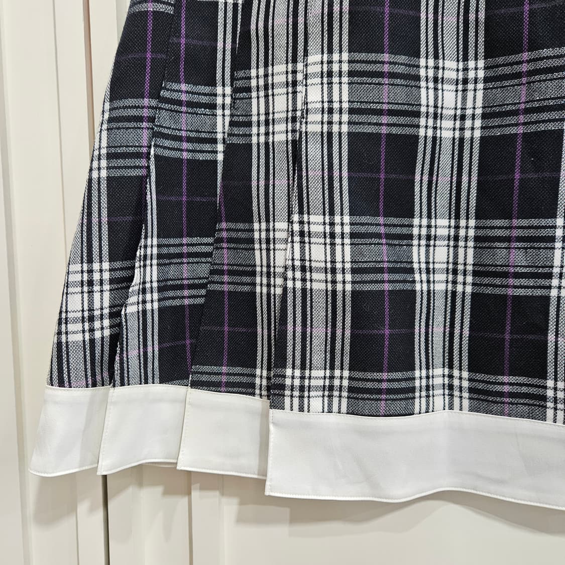 체크 투피스 세트 상품이미지8