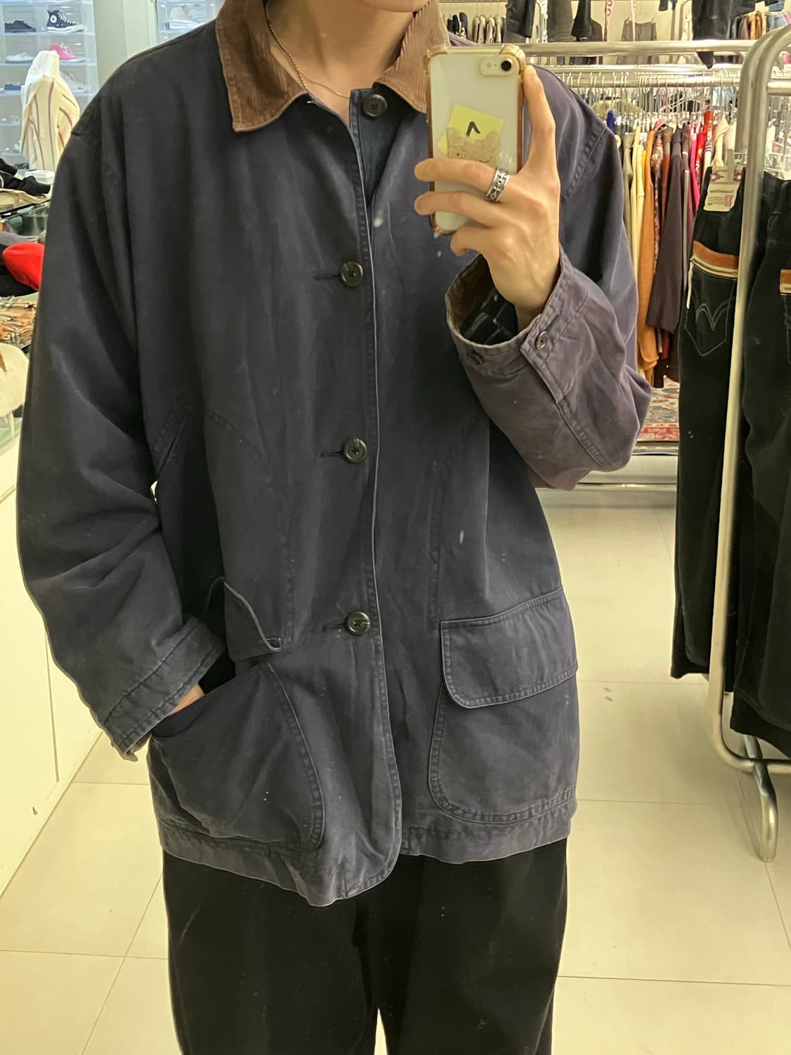 폴로 랄프로렌 네이비 코치 자켓 M 상품이미지8