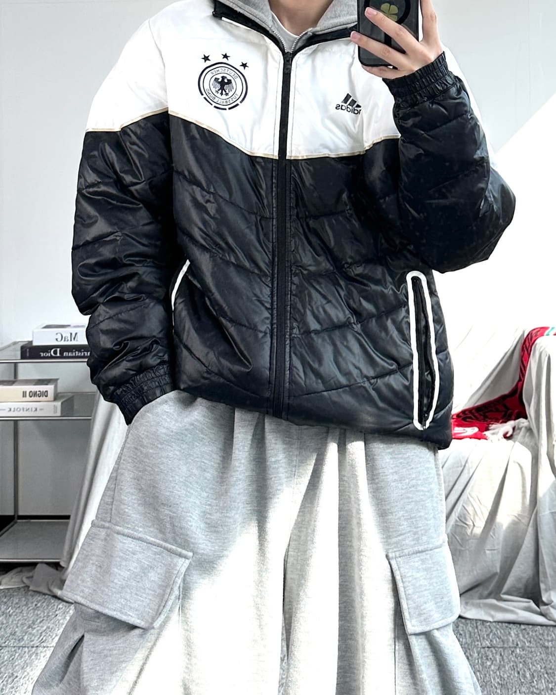 아디다스 11-12 독일 국대 패딩 L 상품이미지3