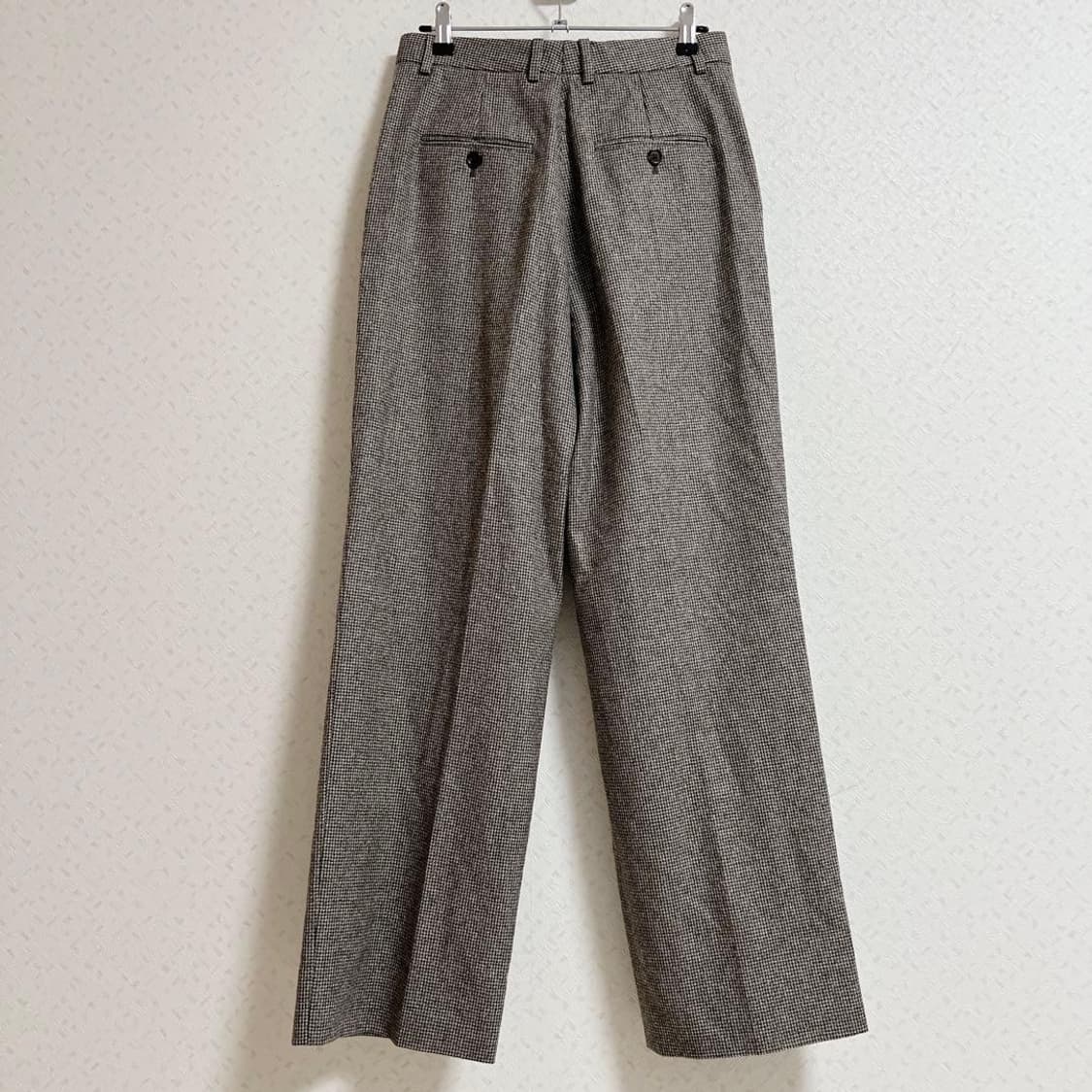 [블랙핑크 리사님 착용] 셀린느 마가렛 울 체크 팬츠 상품이미지4