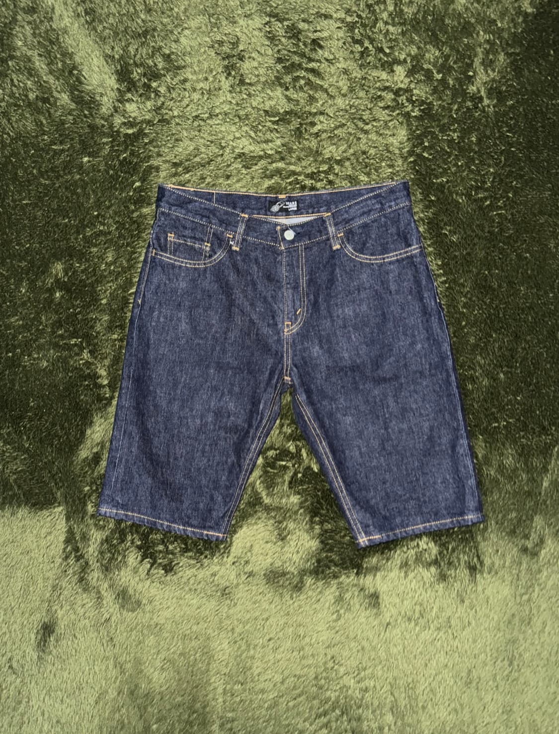 [L] BEAMS 빔즈 Made in Japan 데님 쇼츠 딥 인디고 상품이미지1