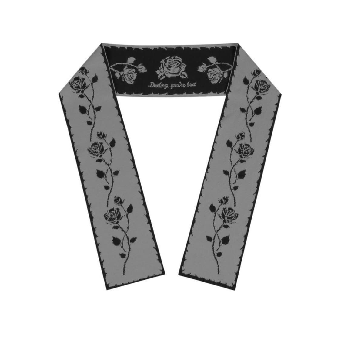 달링 유어 배드 로즈 자카드 머플러 상품이미지2