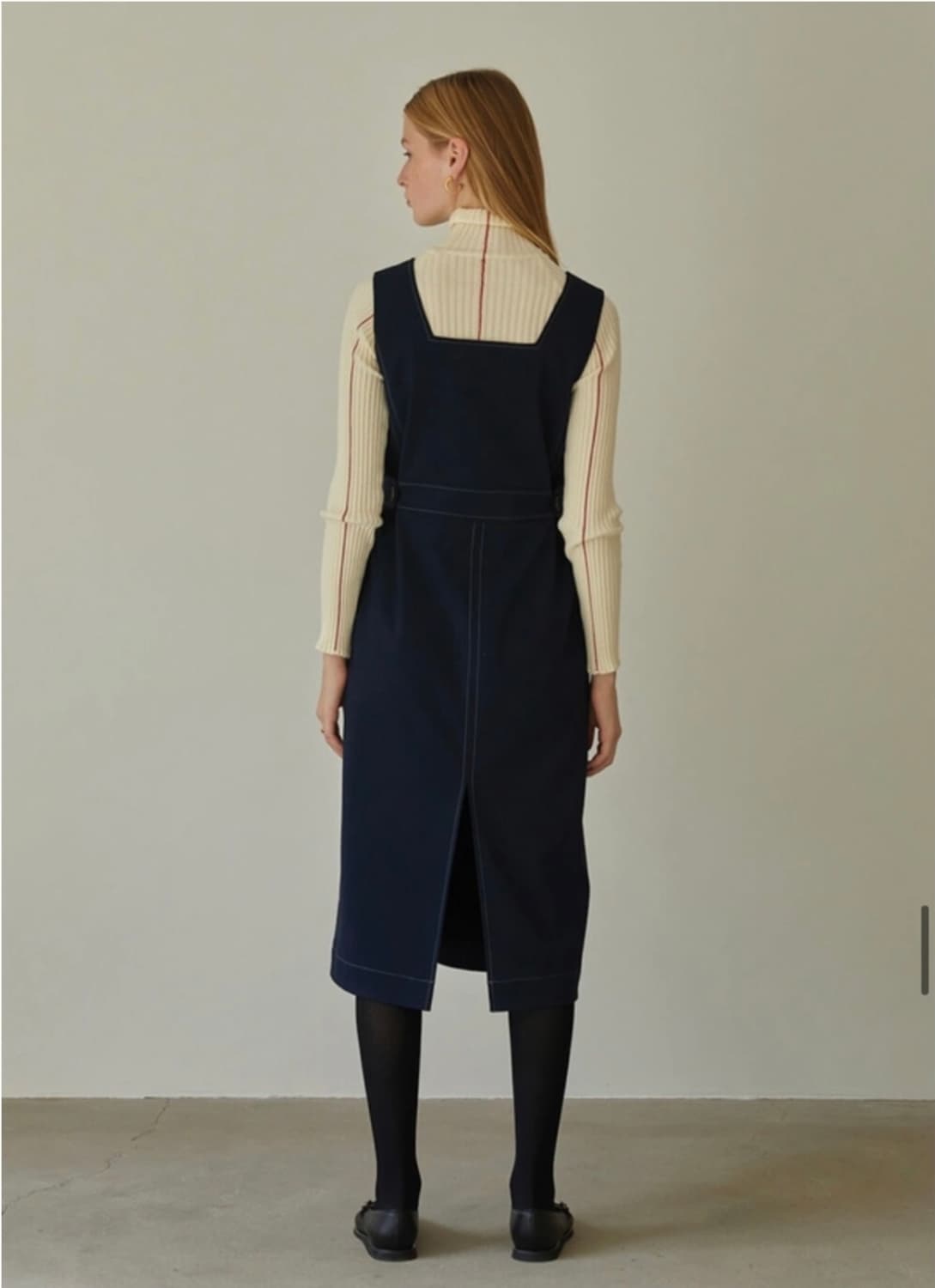 EN OR 양면 스티치 원피스 M
 상품이미지2