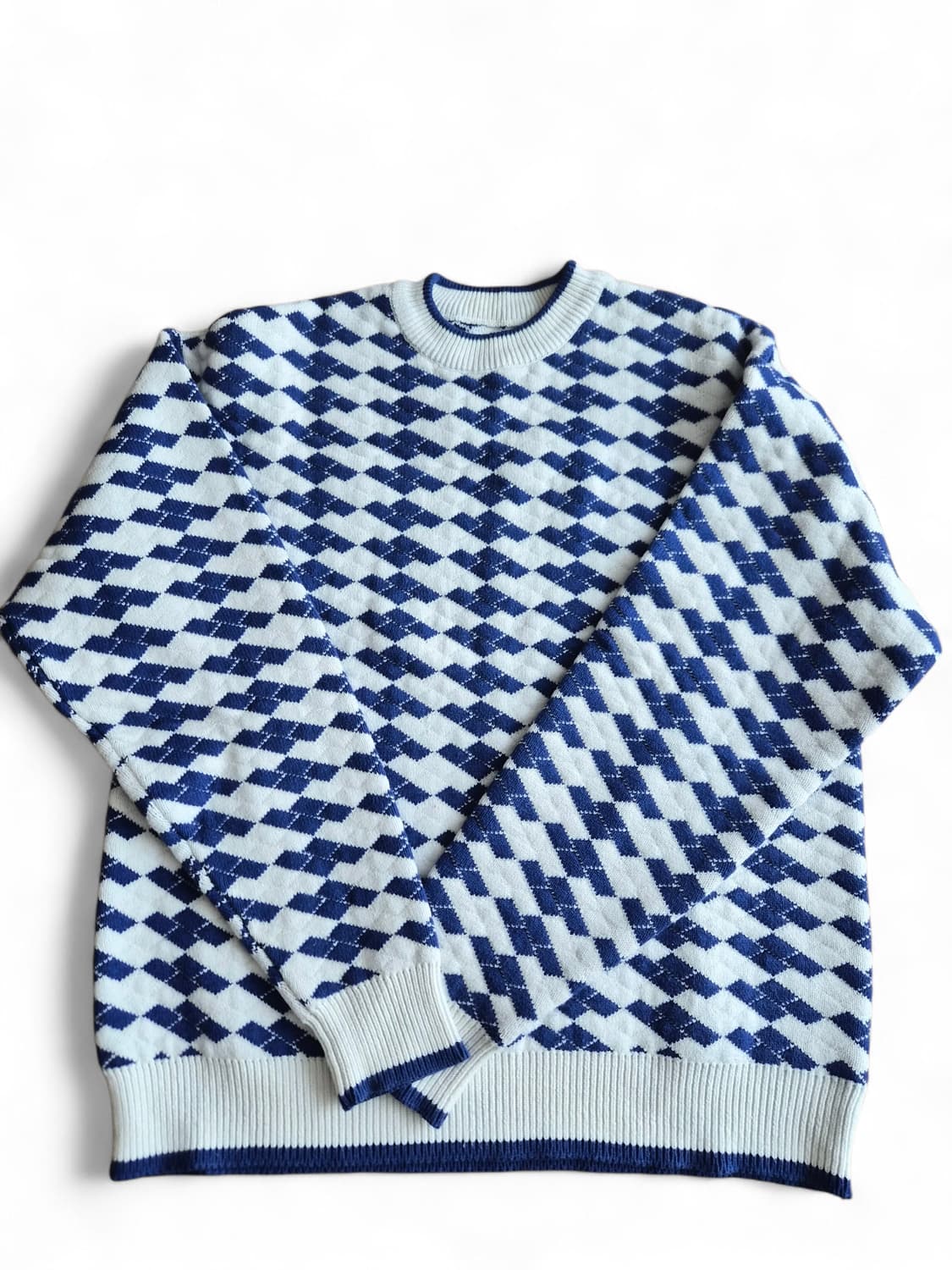 아더에러 테닛 니트 체크 (A3 사이즈) 상품이미지1