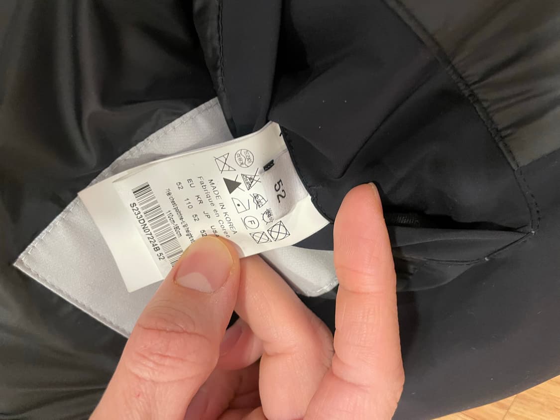 [52] 솔리드옴므 시베리안 구스 패딩 블랙 상품이미지3