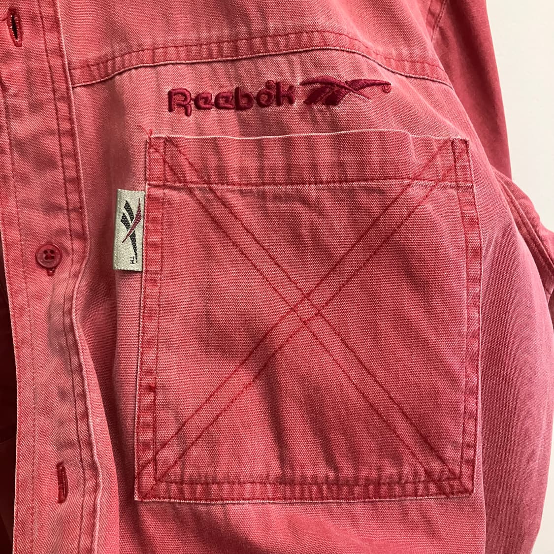 N75 리복 빈티지 워싱셔츠 상품이미지6