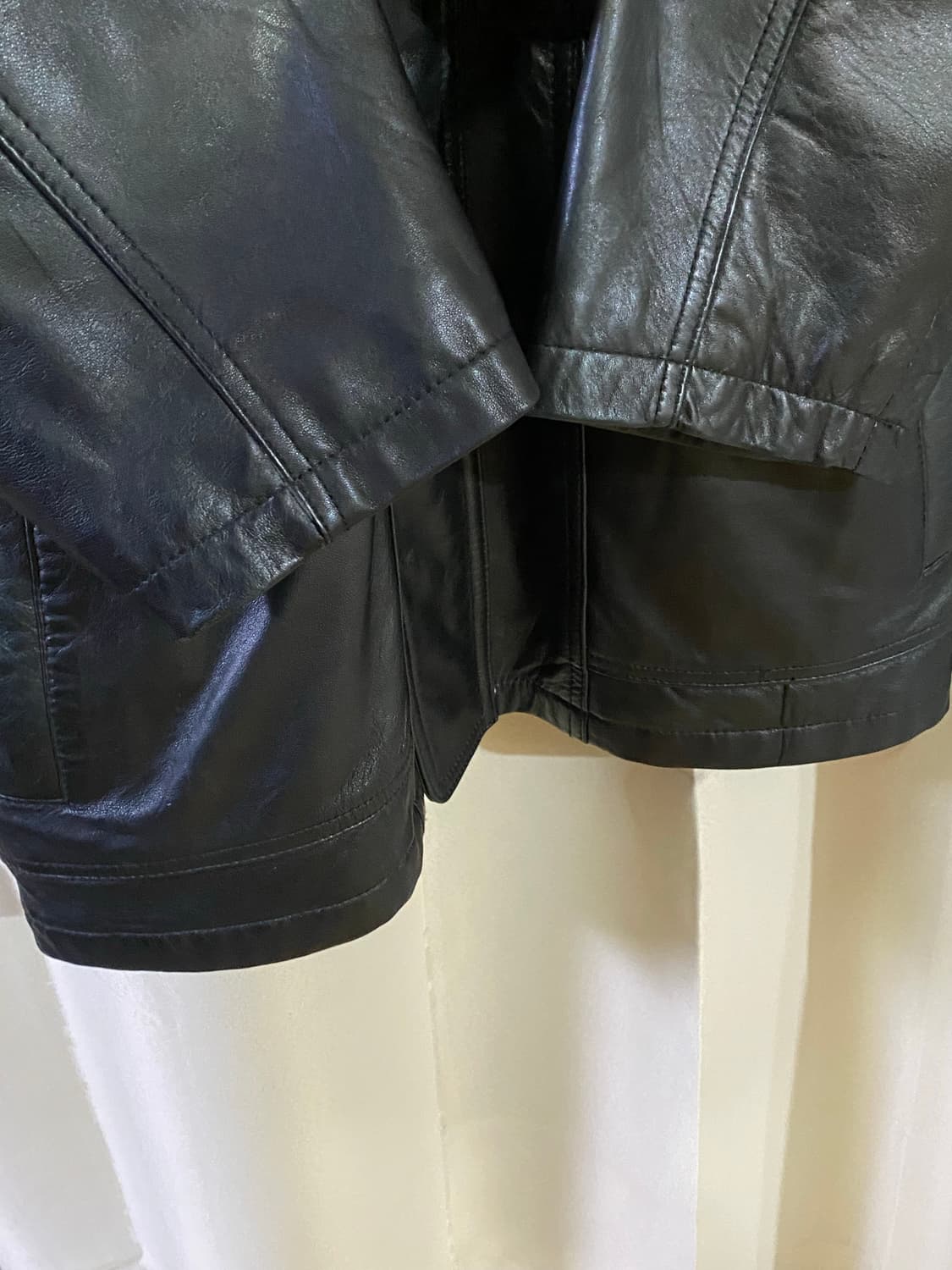Vintage Leather Parka Jacket 상품이미지9
