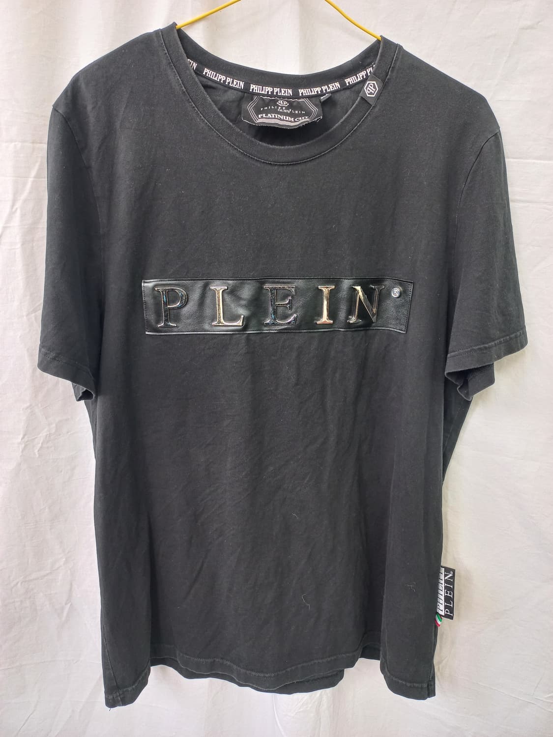 필립플레인 블랙 플래티넘 컷 티셔츠 (남110) 상품이미지3