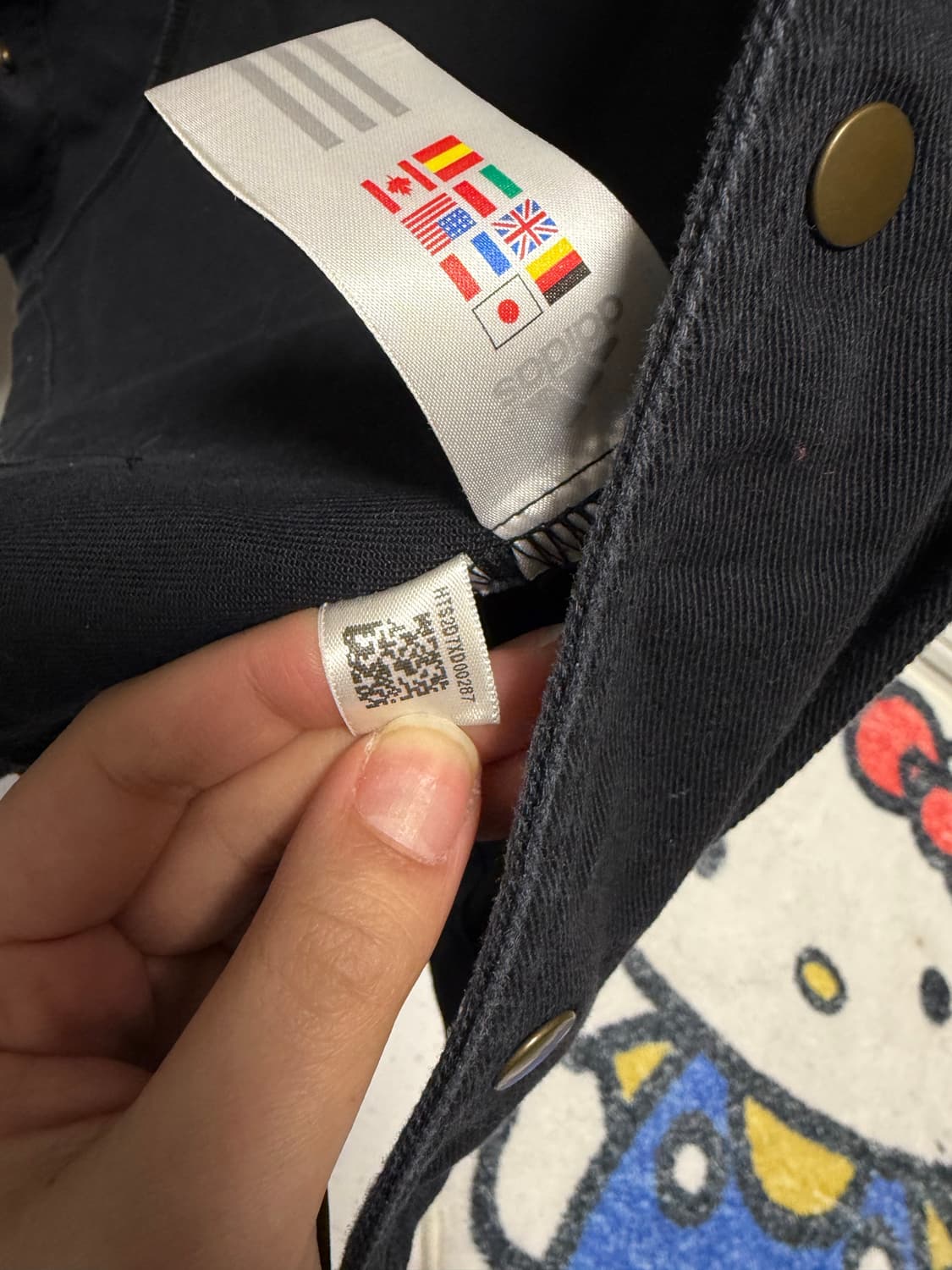 아디다스 7부 트랙 데님 자켓  상품이미지4