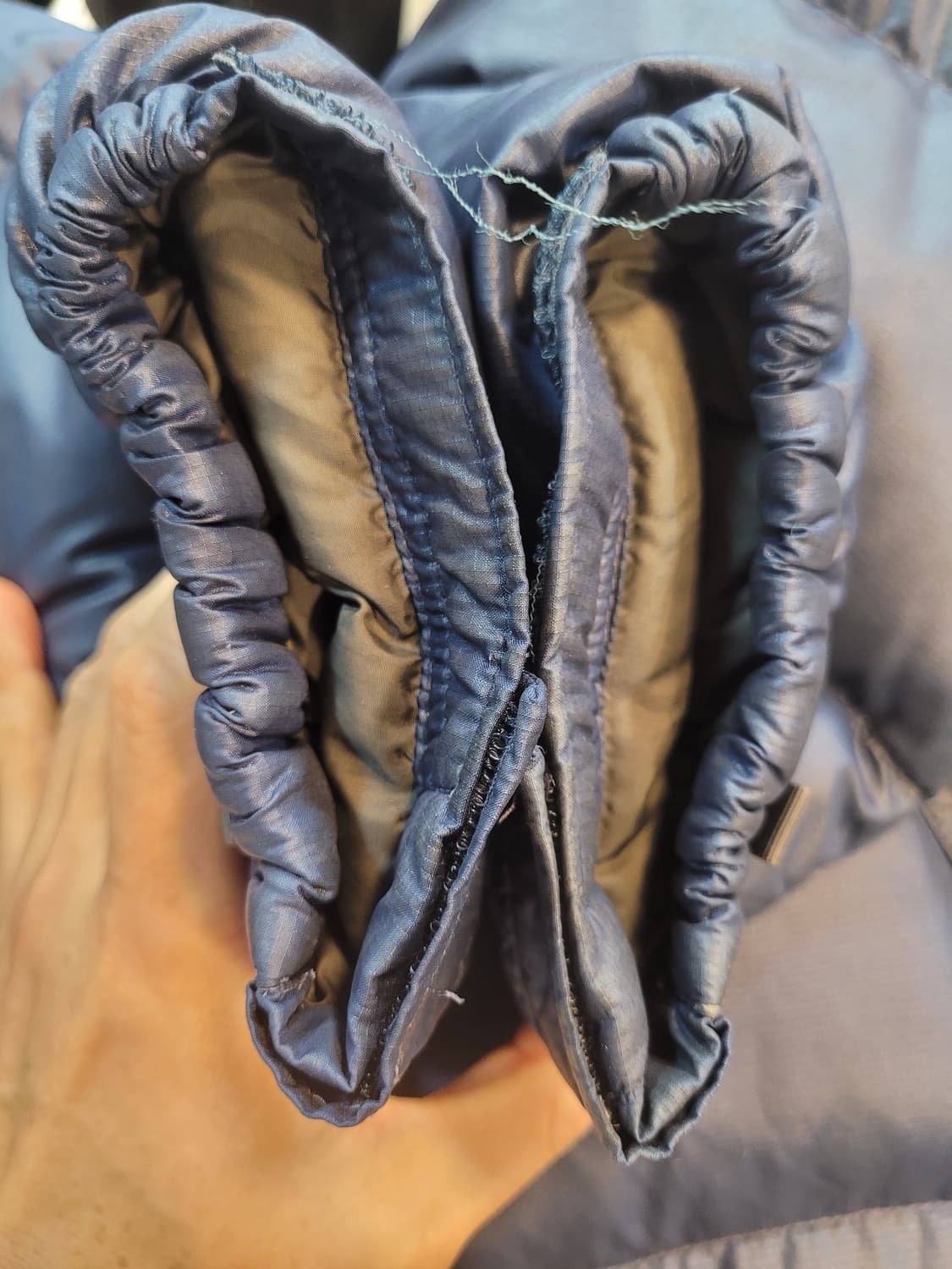 노스페이스 눕시 700 패딩 M (95) 네이비 상품이미지4