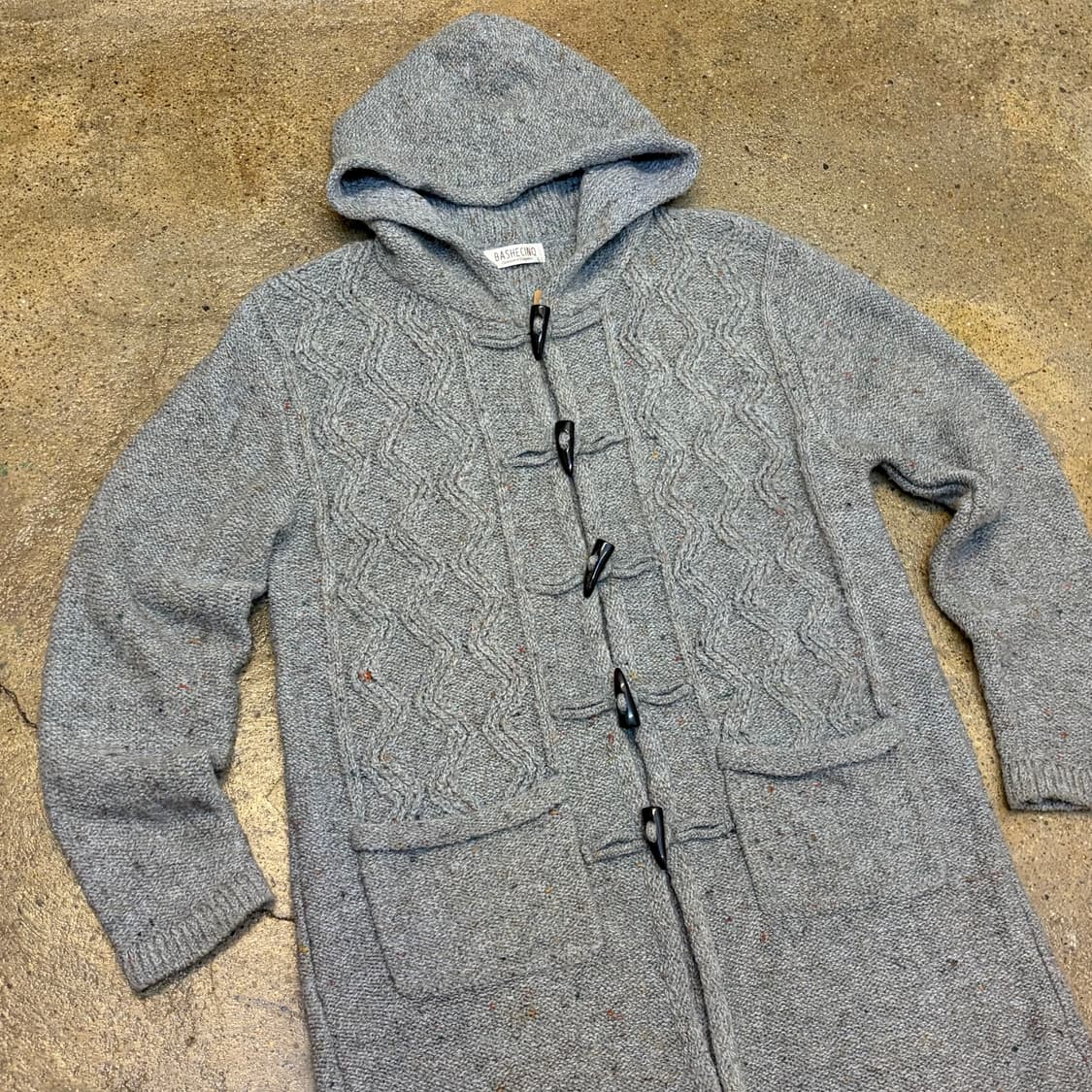 USA 빈티지 떡볶이 코트 더플코트 니트 상품이미지3