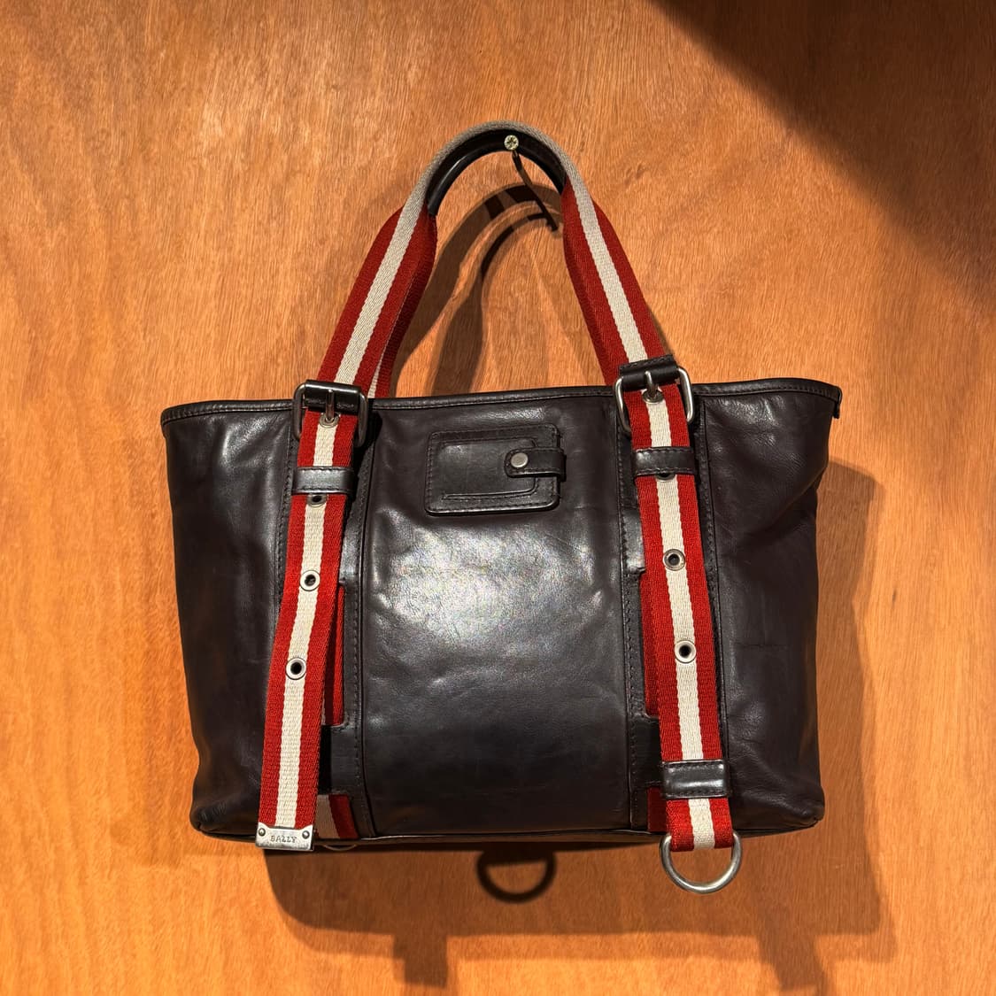 BALLY 발리 레더 토트백 숄더백 상품이미지4