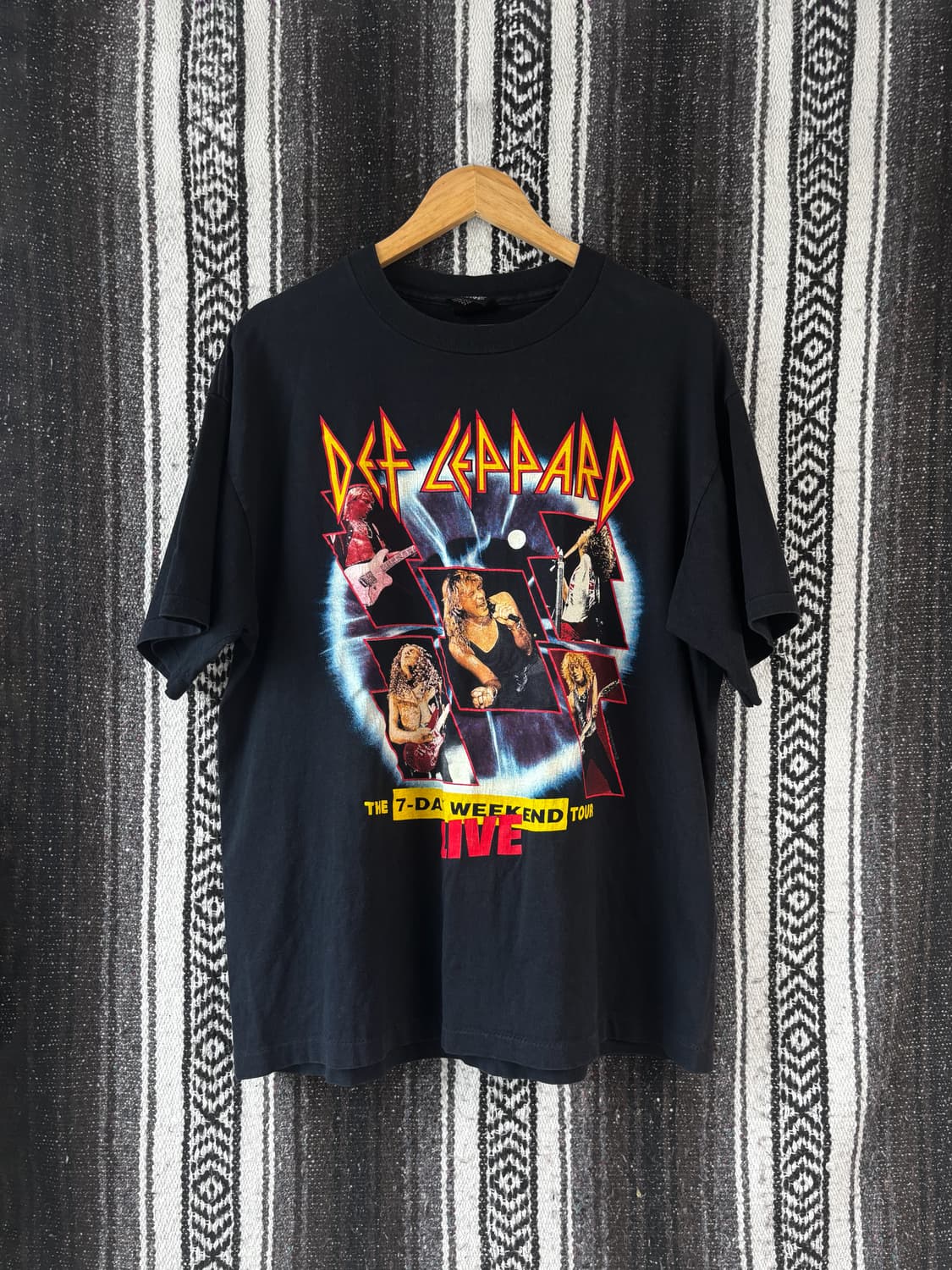 90s def leppard 데프 레파드 투어 티셔츠 상품이미지1