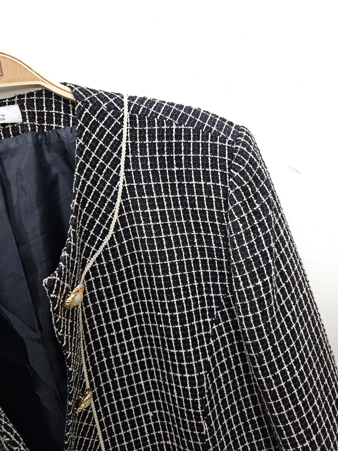 Japan 블랙 트위드 울마 혼방 숏자켓 상품이미지6